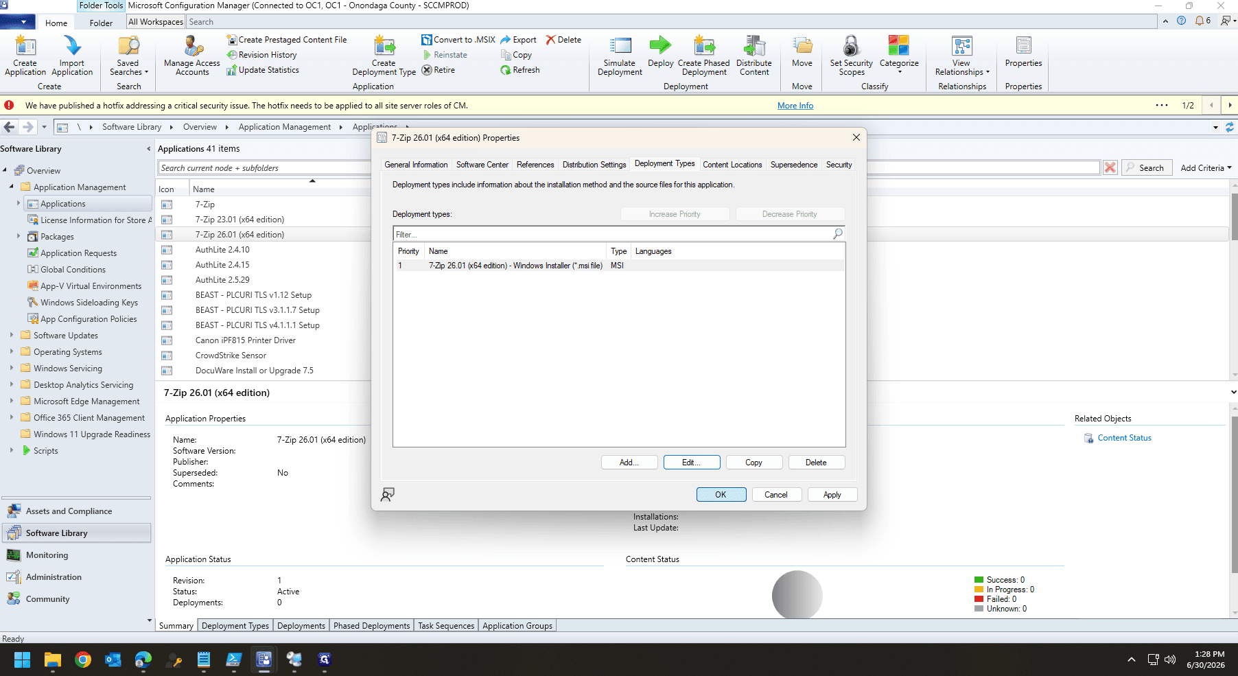 Step #19: Click OK again to close the main application properties window.