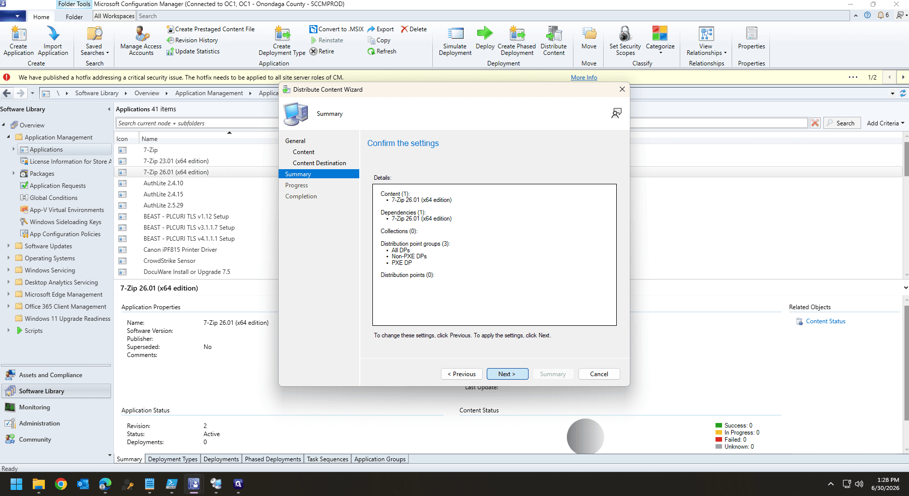 Step #27: Review the provided details and click Next.