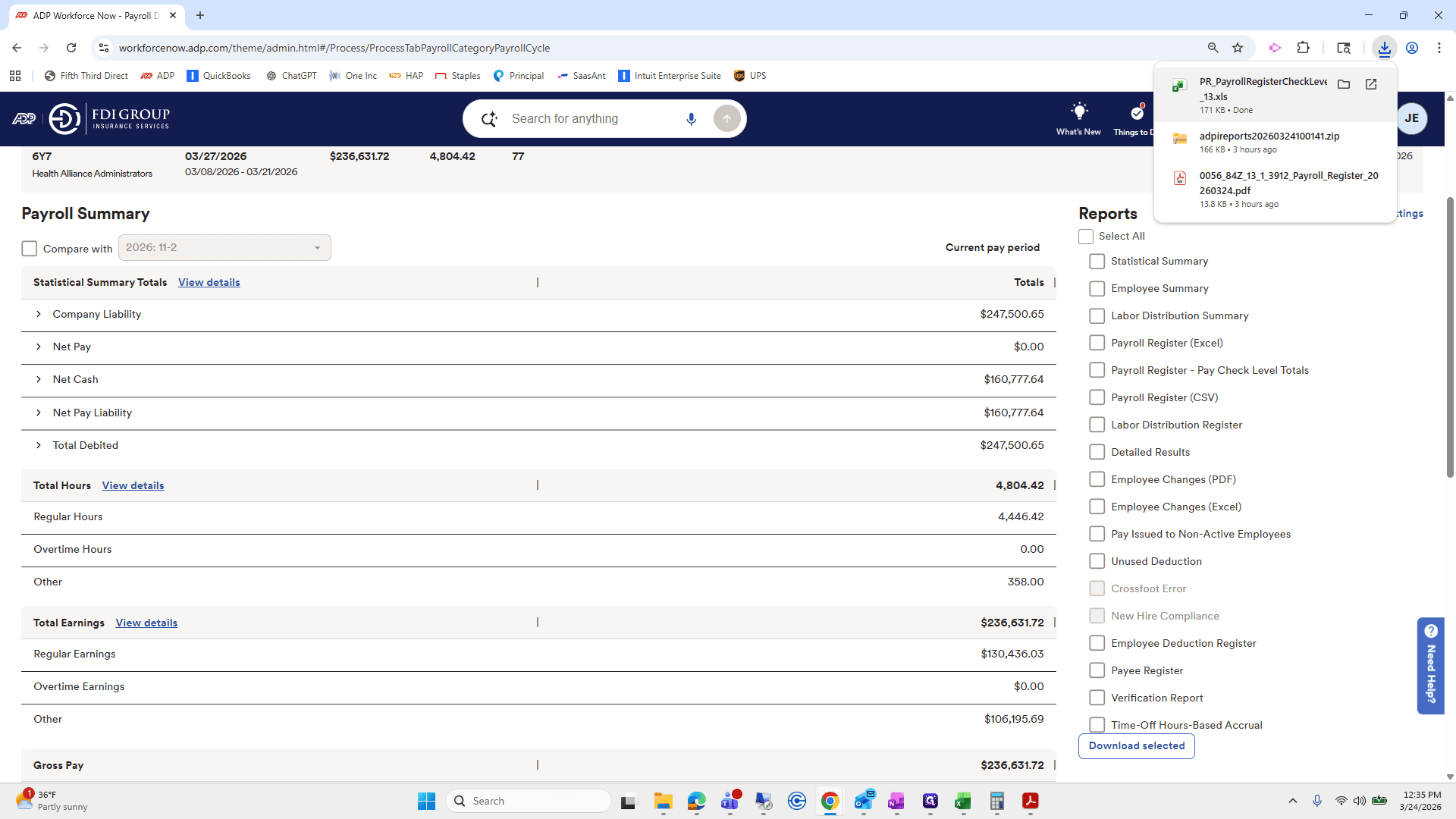 Step #128: Click on "RegisterCheckLeve"