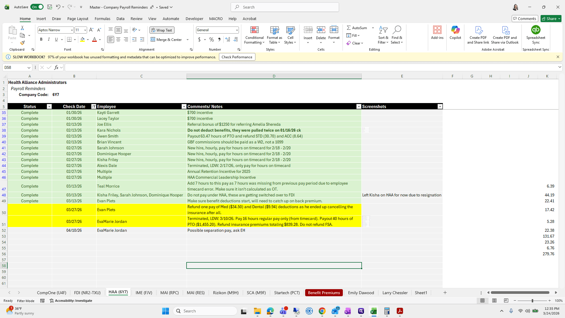Step #130: Click on "Add 7 hours to this pay as 7 hours was missing from previous pay period due to employee timecard error . Make sure it isn't calculated as OT ."