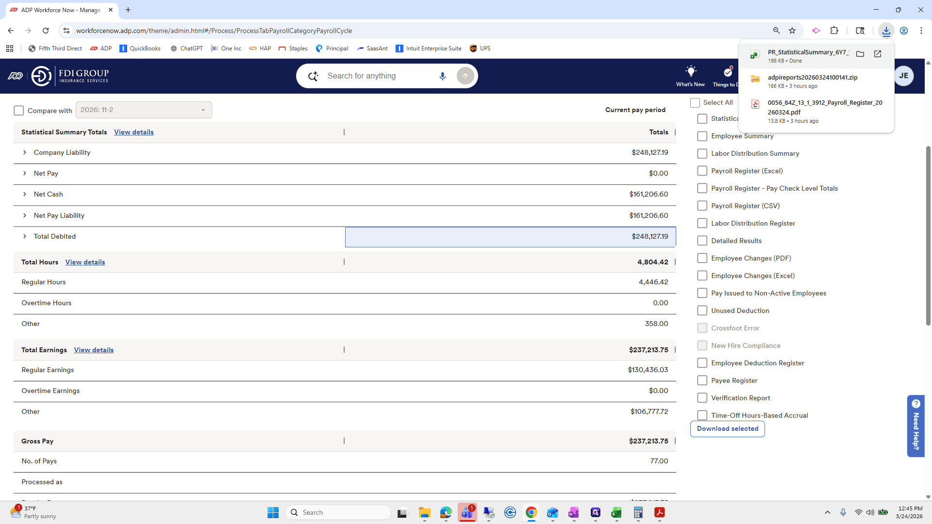 Step #315: Click on "PR_StatisticalSummary_6Y7_"