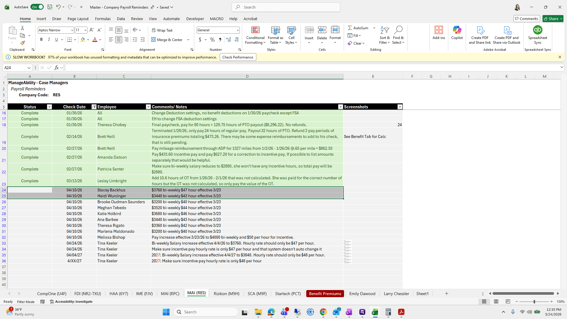 Step #116: Click on "( RES )"