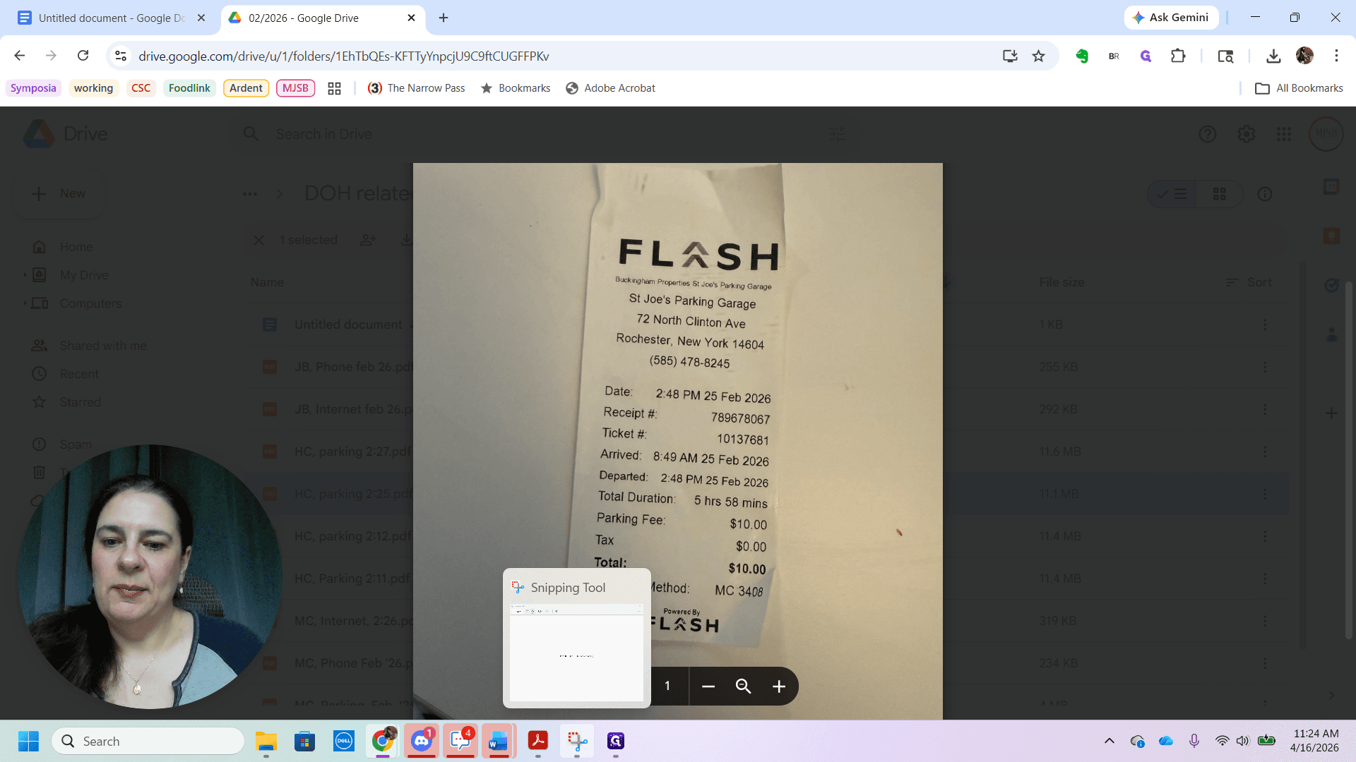 Step #2: Click on "Snipping Tool." If you haven't already opened the tool, you will need to locate it using the Windows search box, or you can use another image clipboard tool.