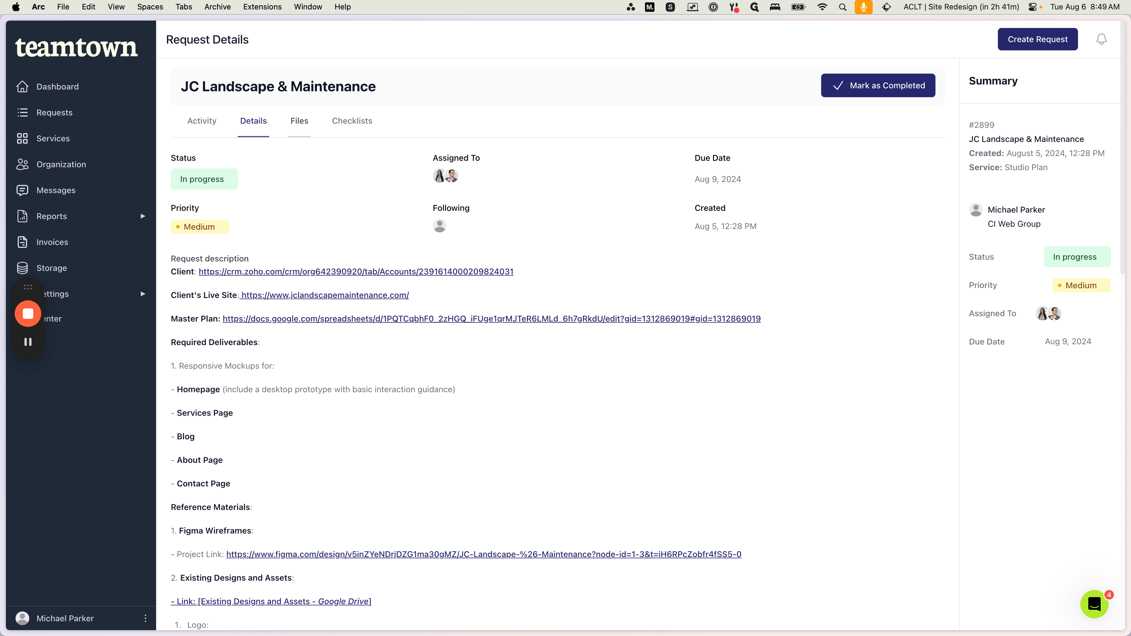 Step #8: Click on "Files"