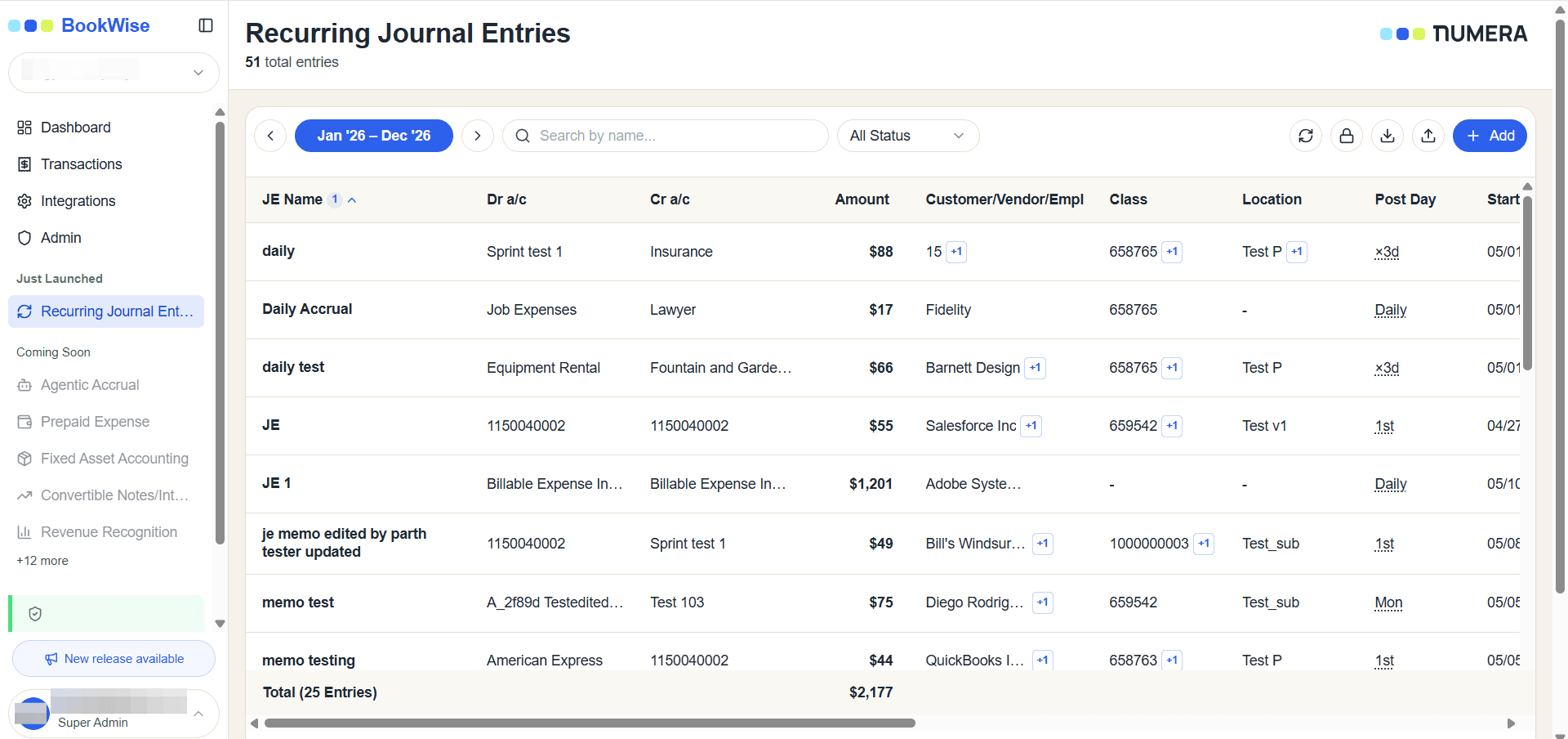 Step #1: Click on the table headers for sorting the table