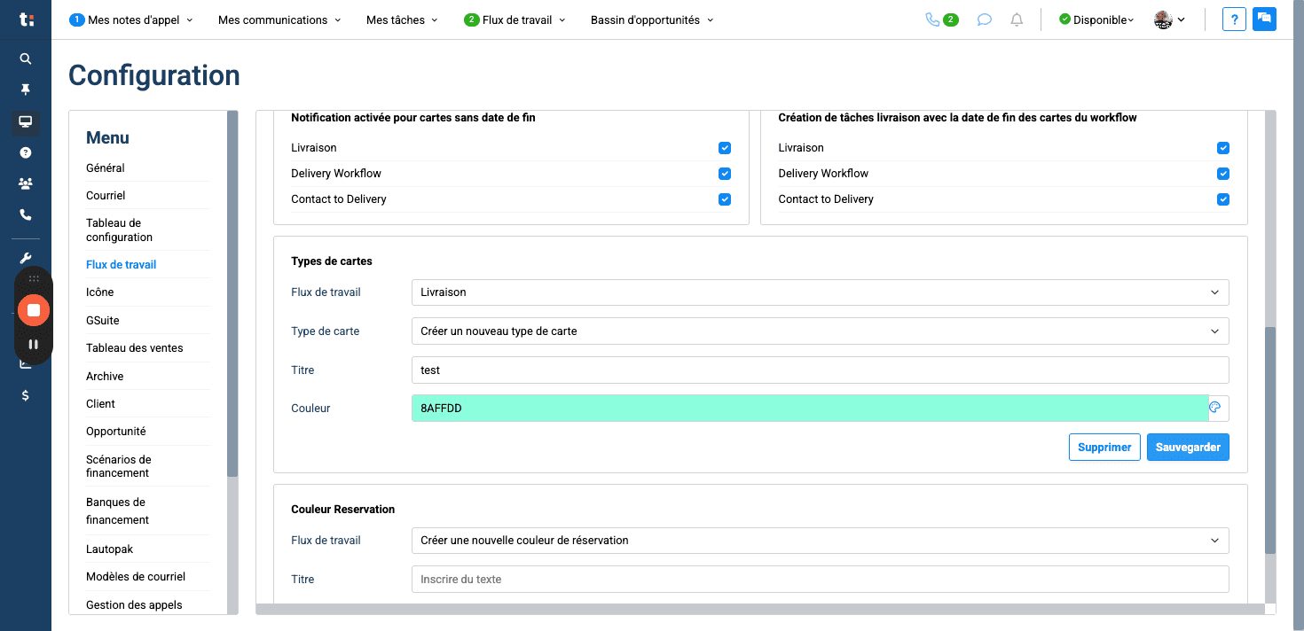 Step #7: Cliquez sur sauvegarder