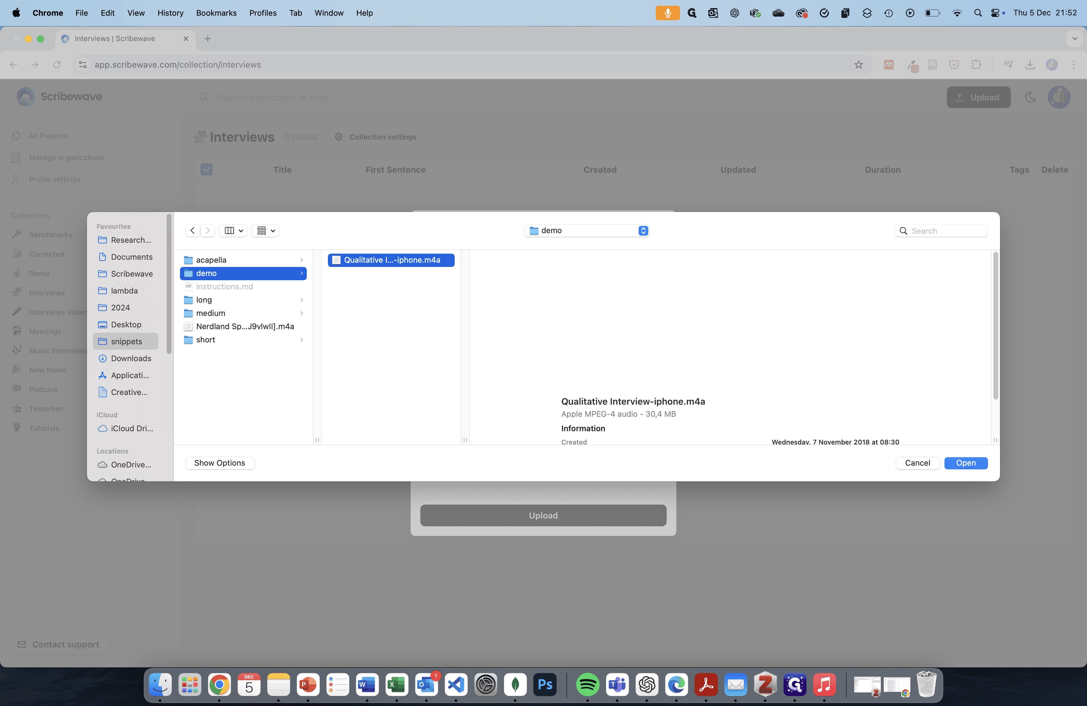 Step #4: Select your file