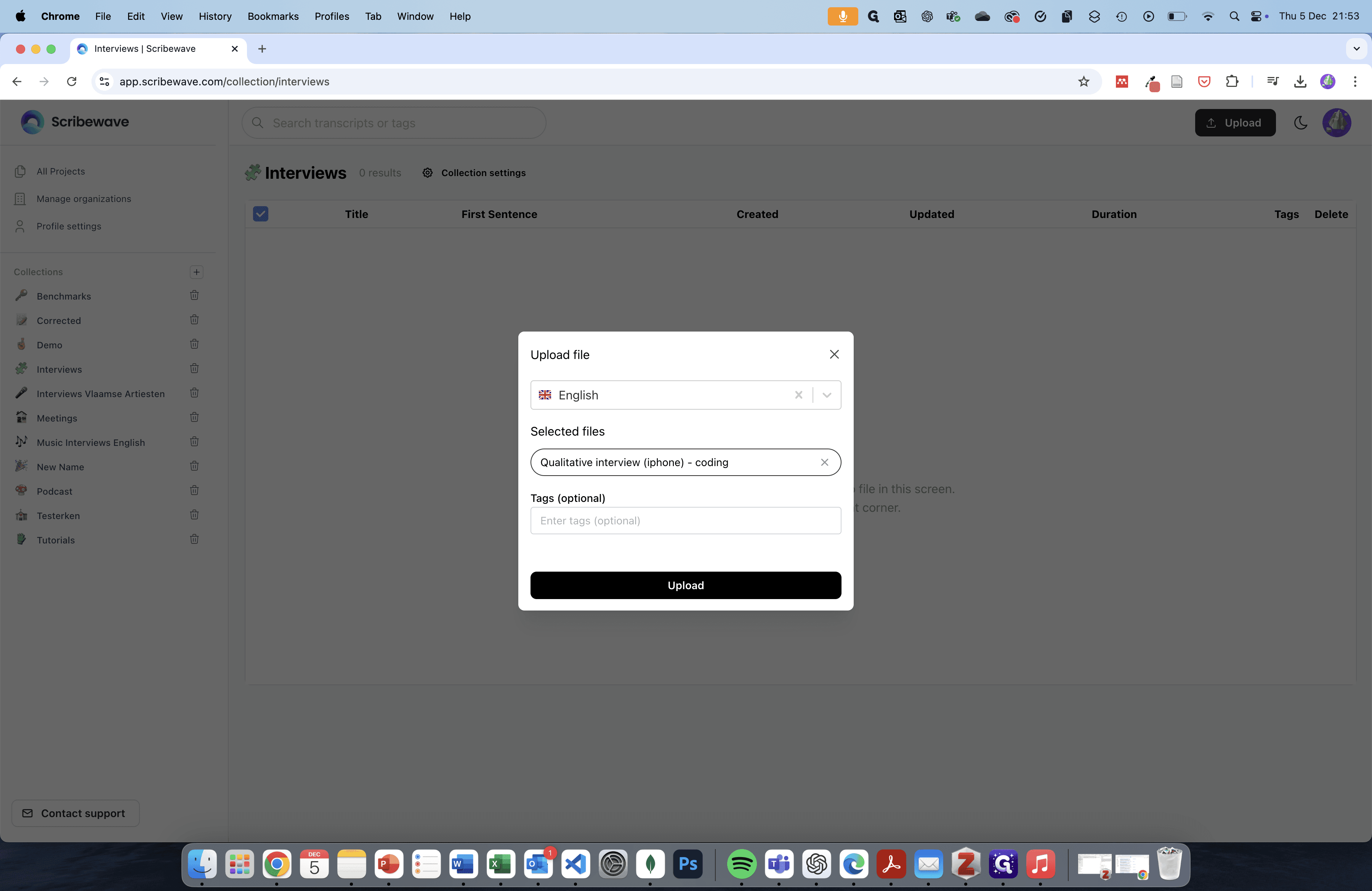 Step #6: Click upload