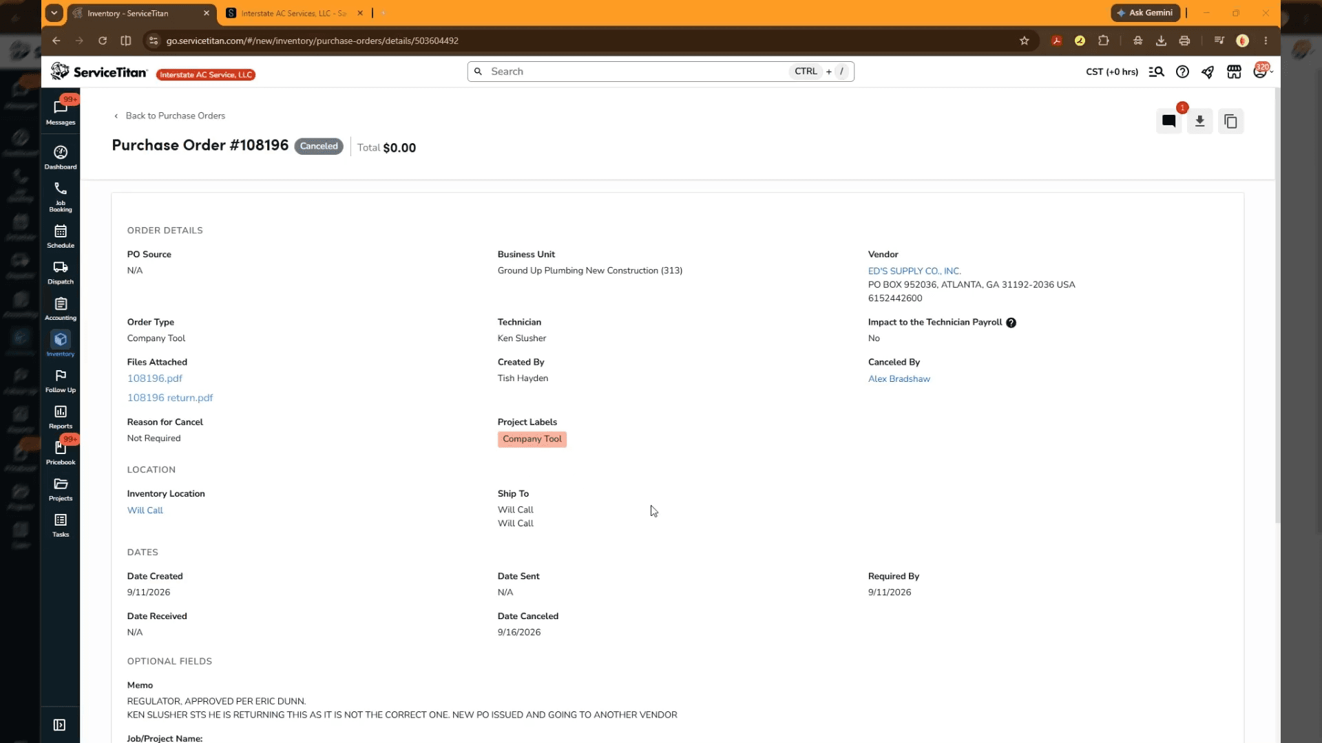 Step #1: Find your purchase order in ST