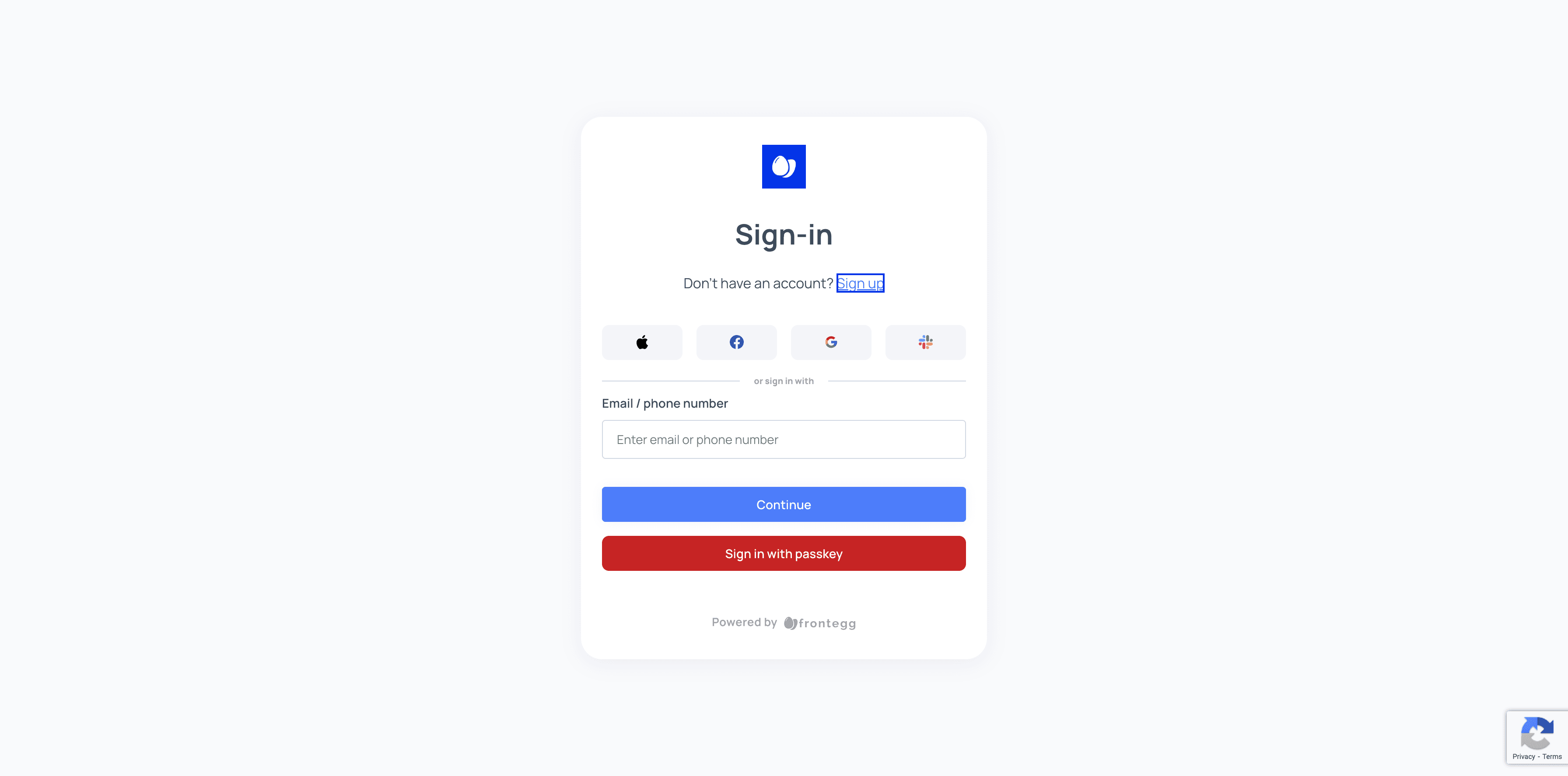 Step #53: Click on "Don't have an account ? Sign up"