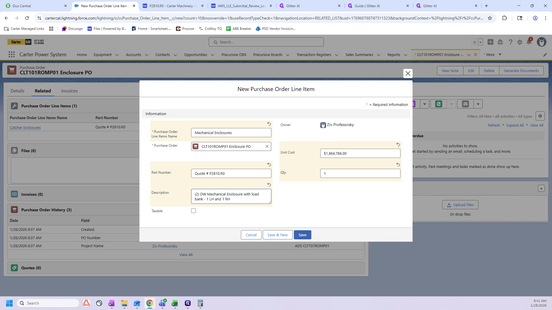 Step #57: Once you have your description, click on "Save"