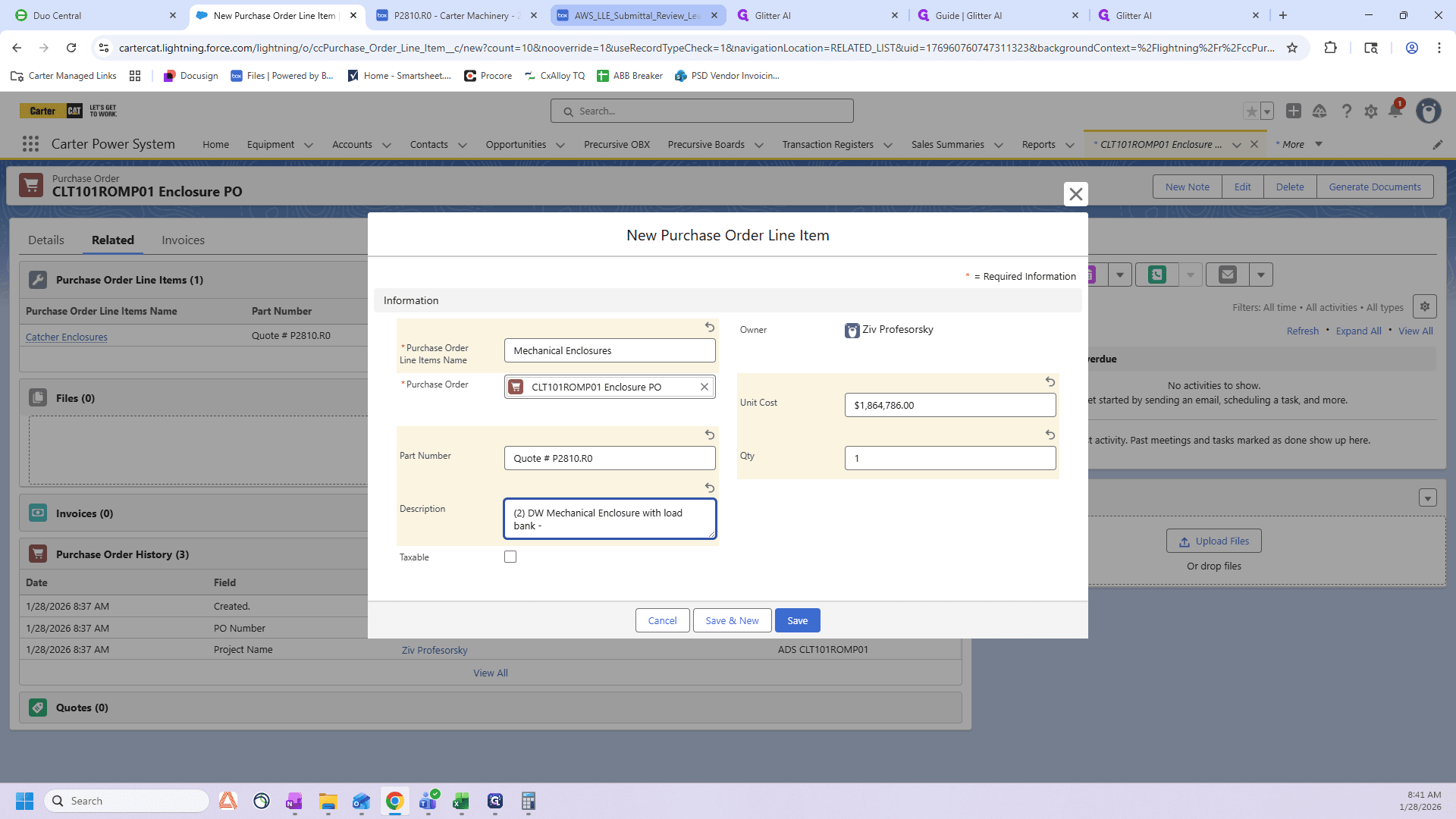 Step #53: Click on "AWS_LLE_Submittal_Review_Lea" in BOX