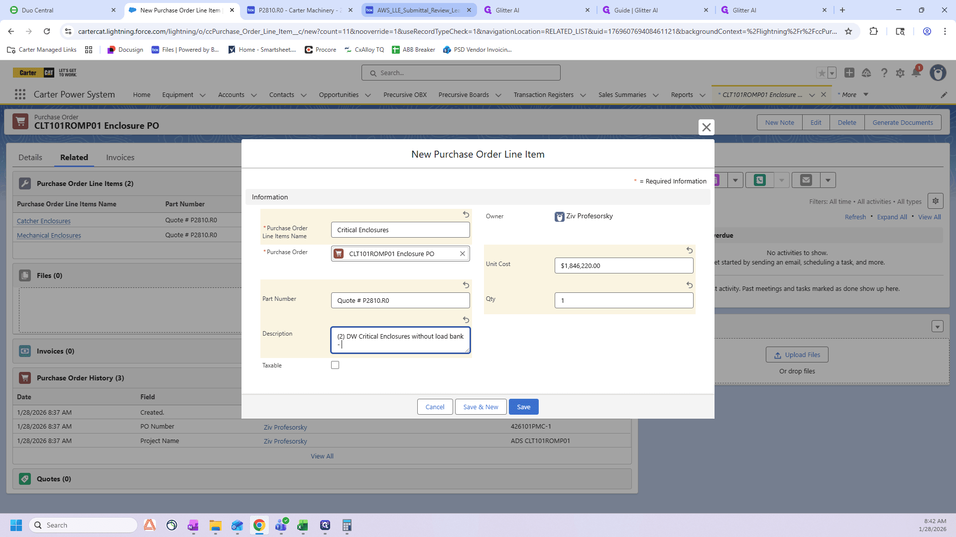 Step #68: Click on "AWS_LLE_Submittal_Review_Lea" in BOX