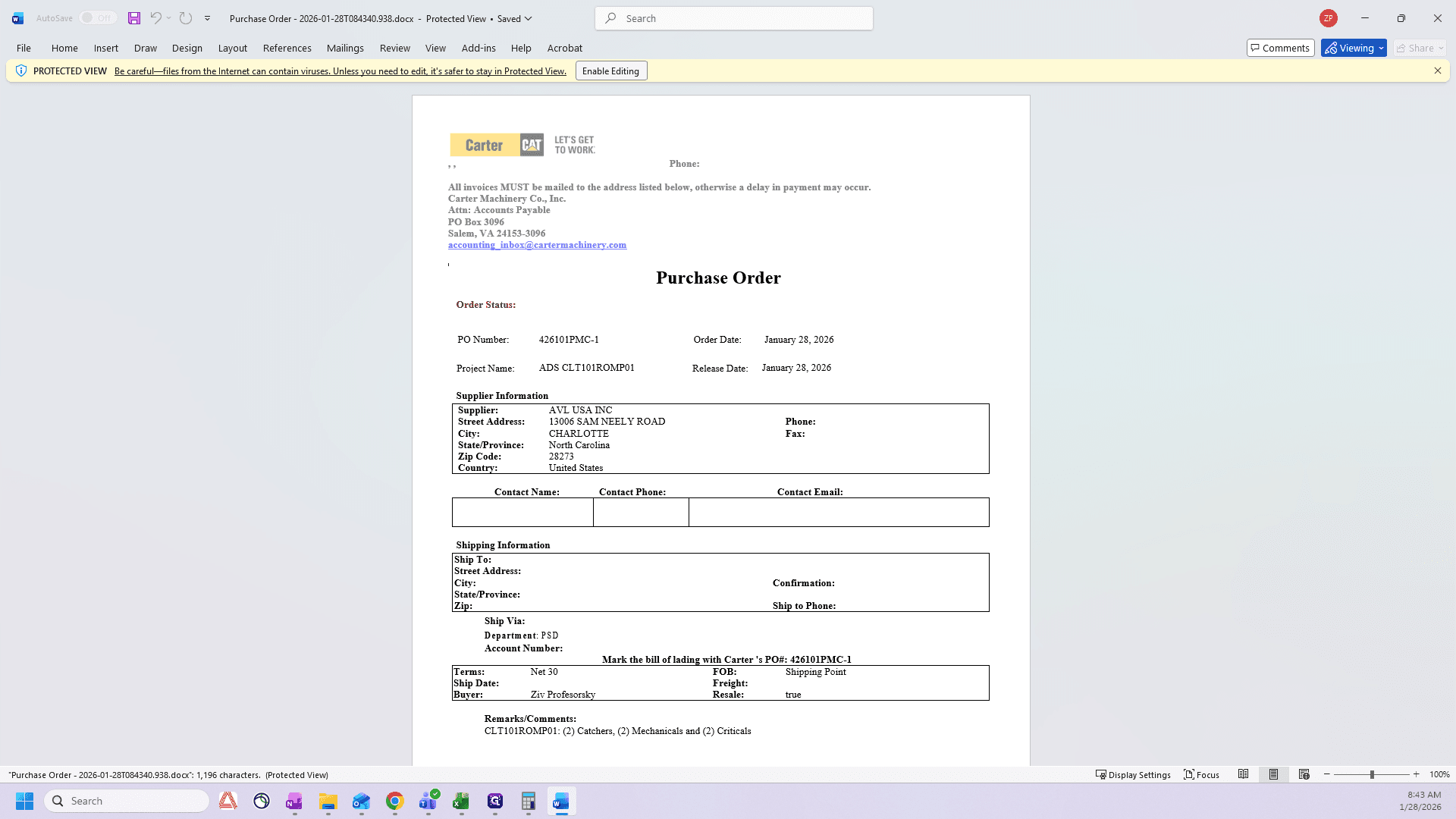 Step #80: Click on "Enable Editing"