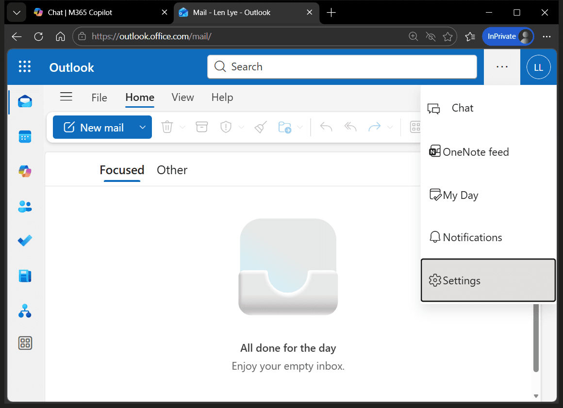 Step #5: Click on "Settings"