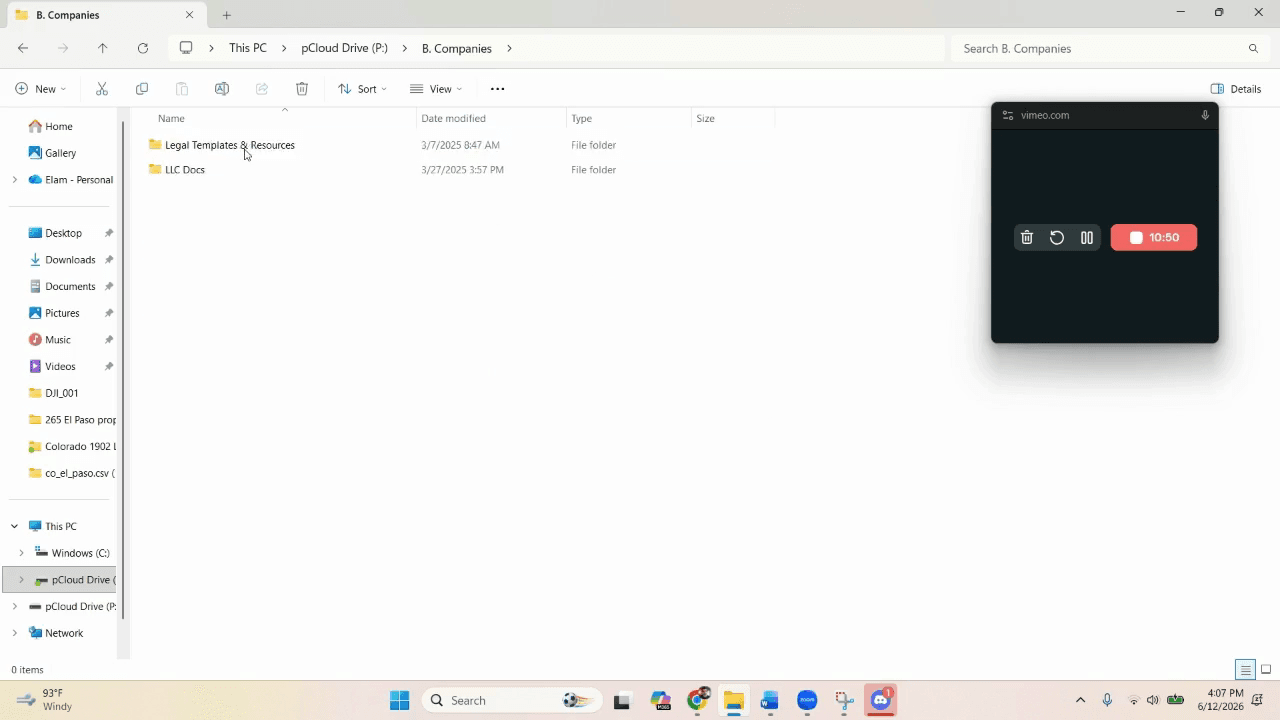 Step #28: Double-click the LLC Docs folder.