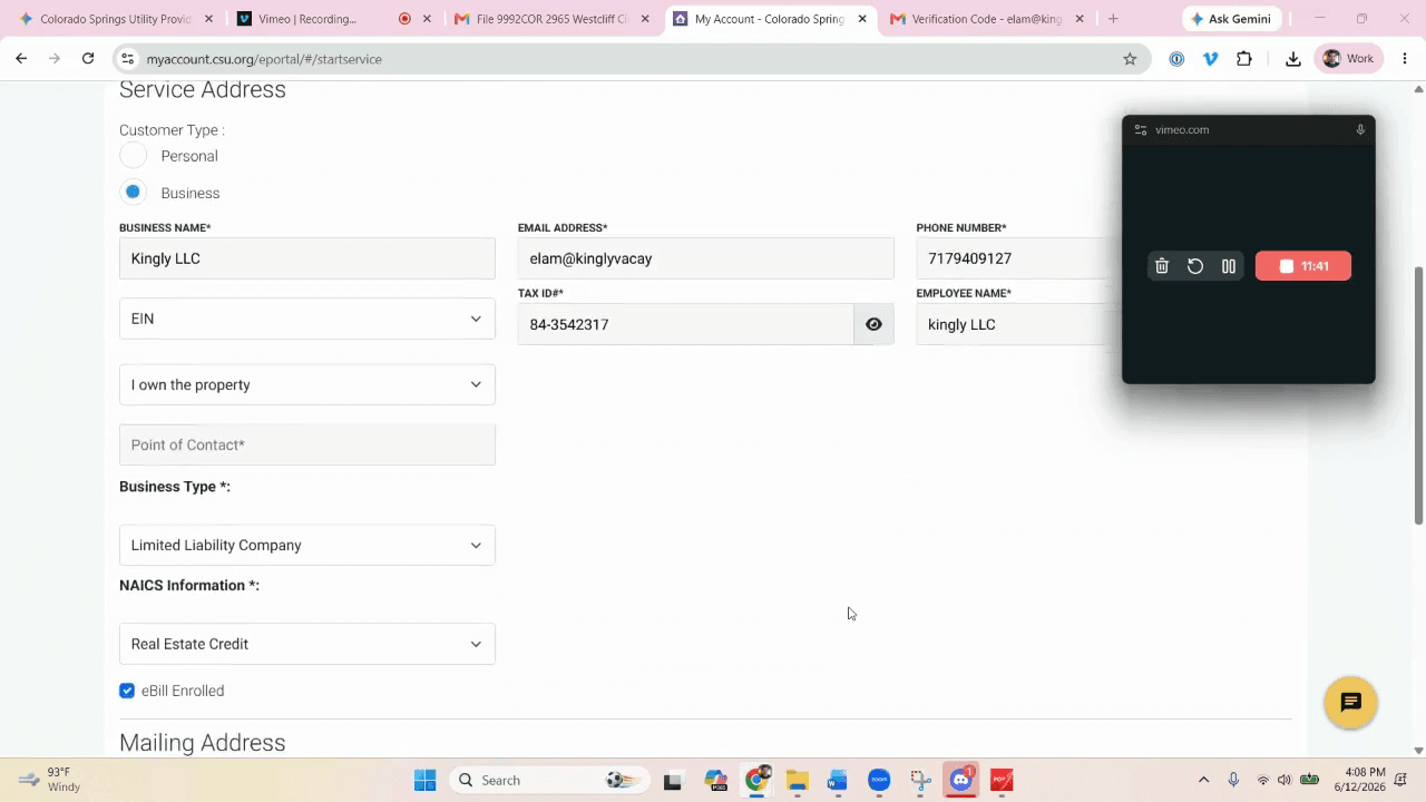 Step #33: Click the Point of Contact field.