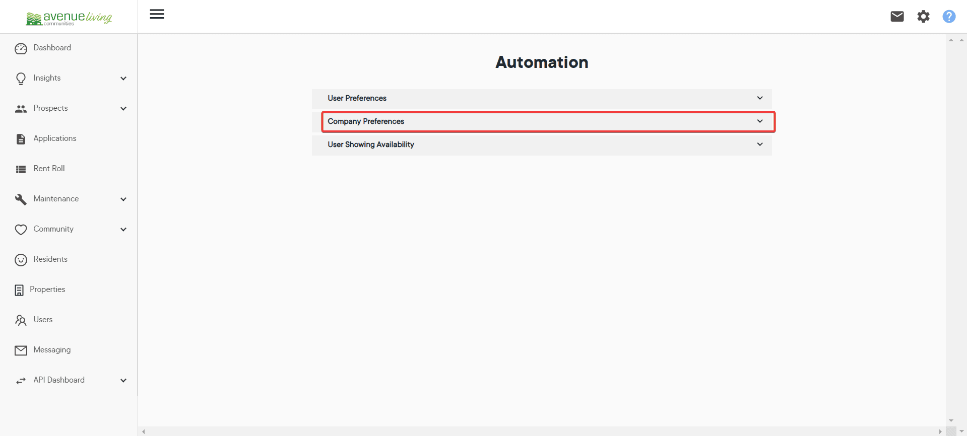 Step #2: Under company preferences, you will find the PAP details toggle near the bottom.