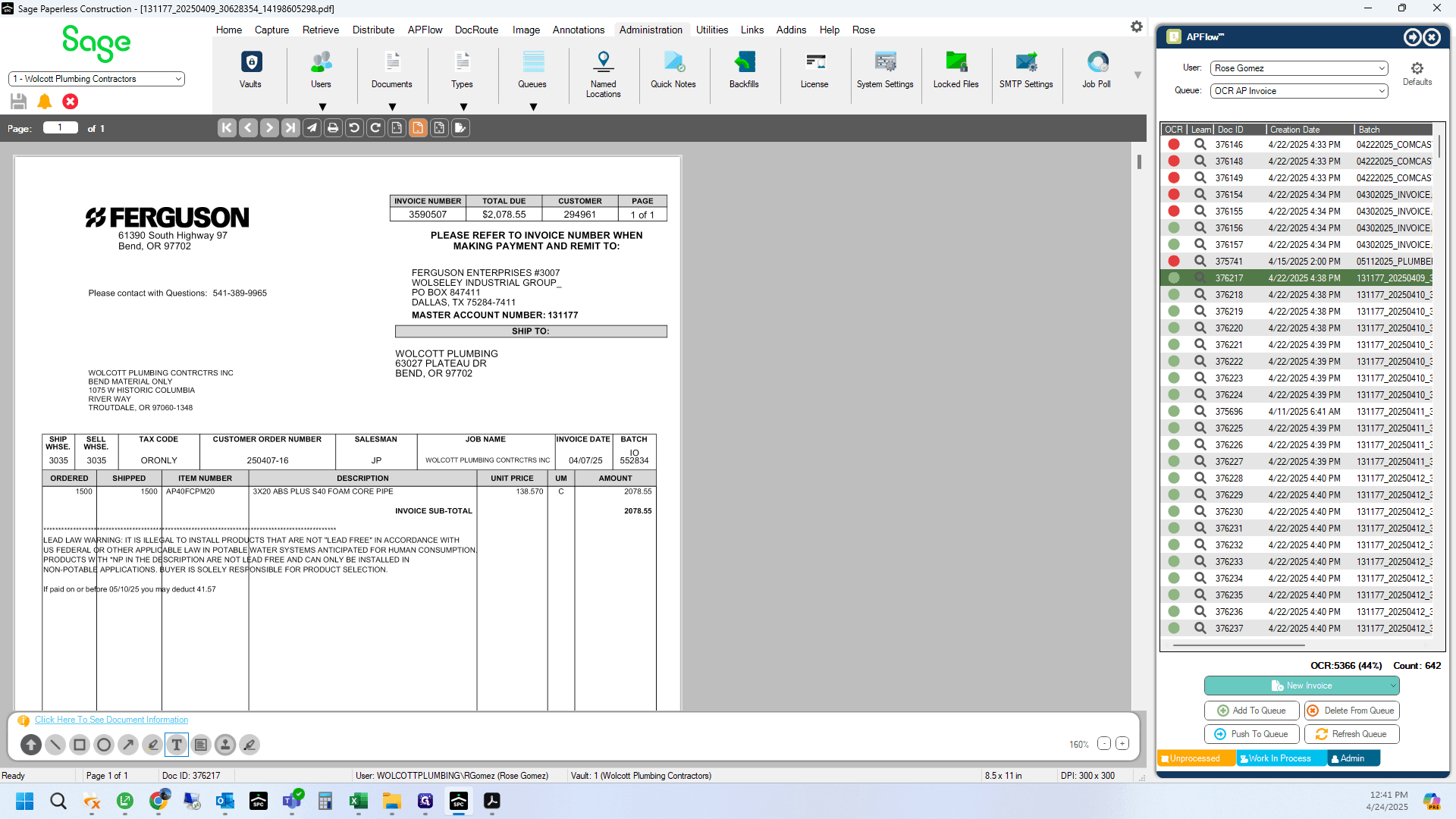 Step #1: Click on "New Invoice"