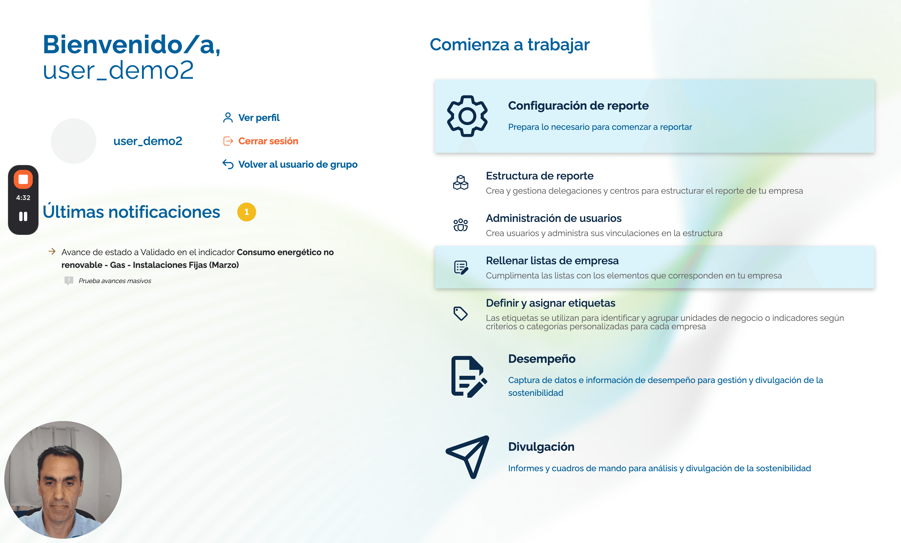 Step #3: Hagan clic en "Crea usuarios y administra sus vincula"