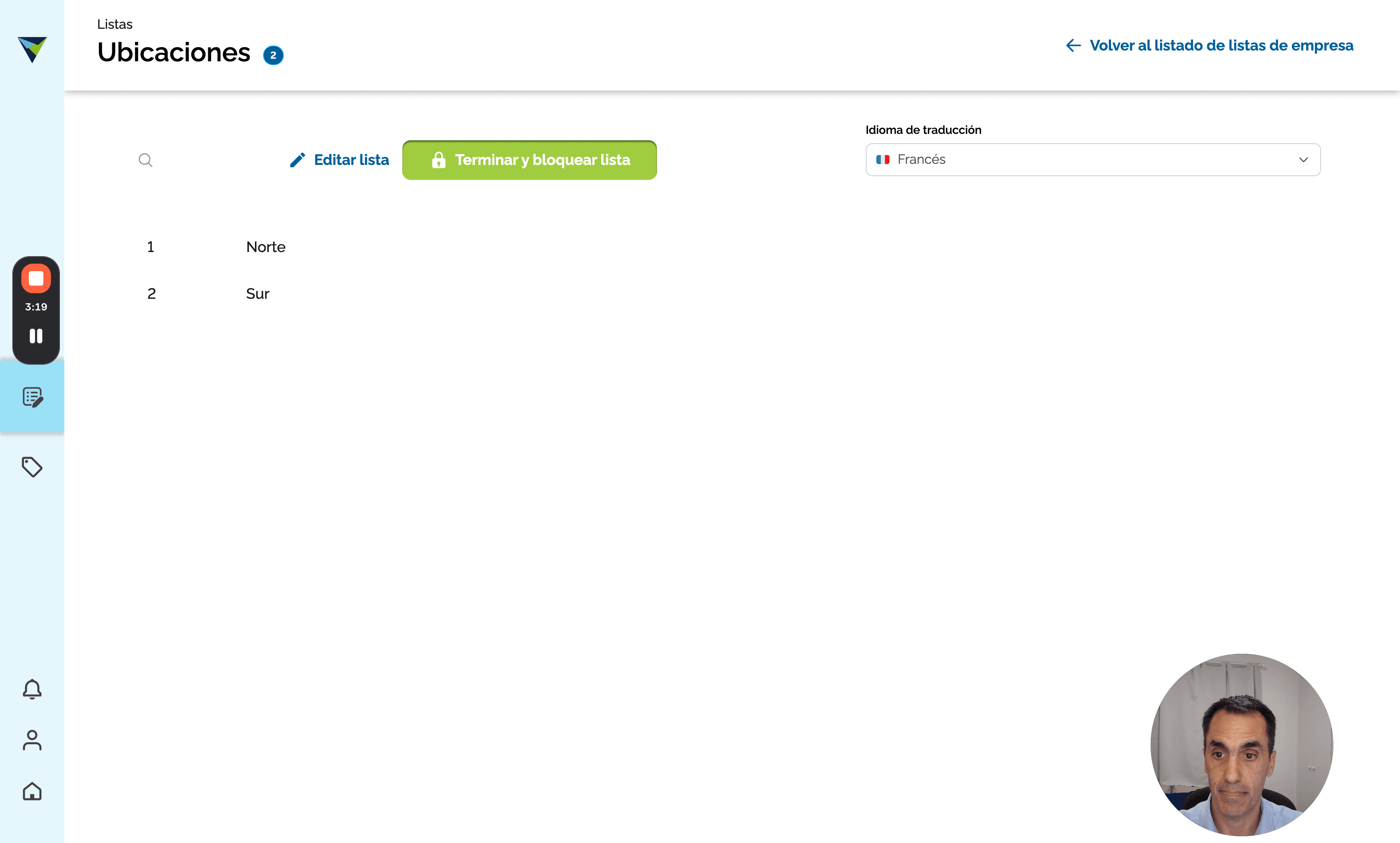 Step #12: Hagan clic en "Terminar y bloquear lista"