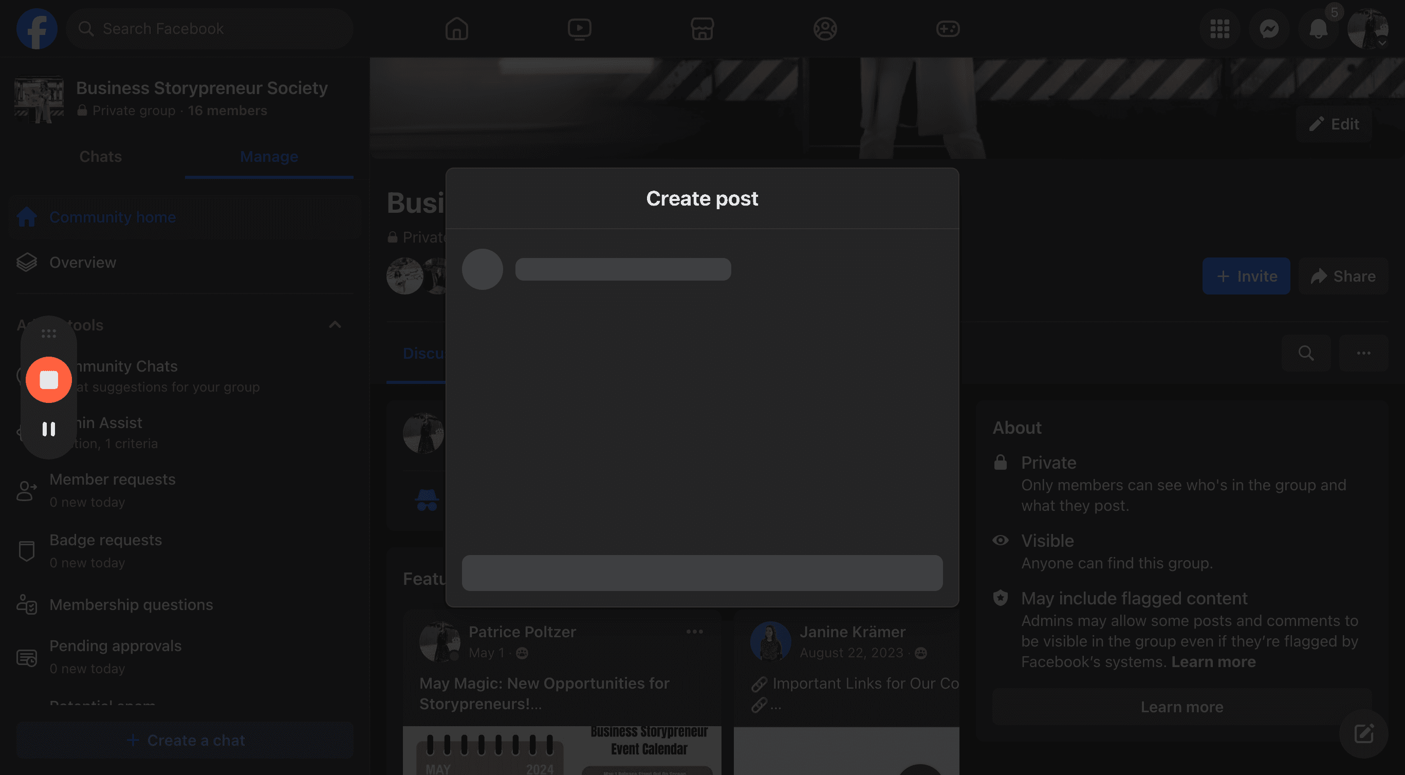 Step #28: Create a new post