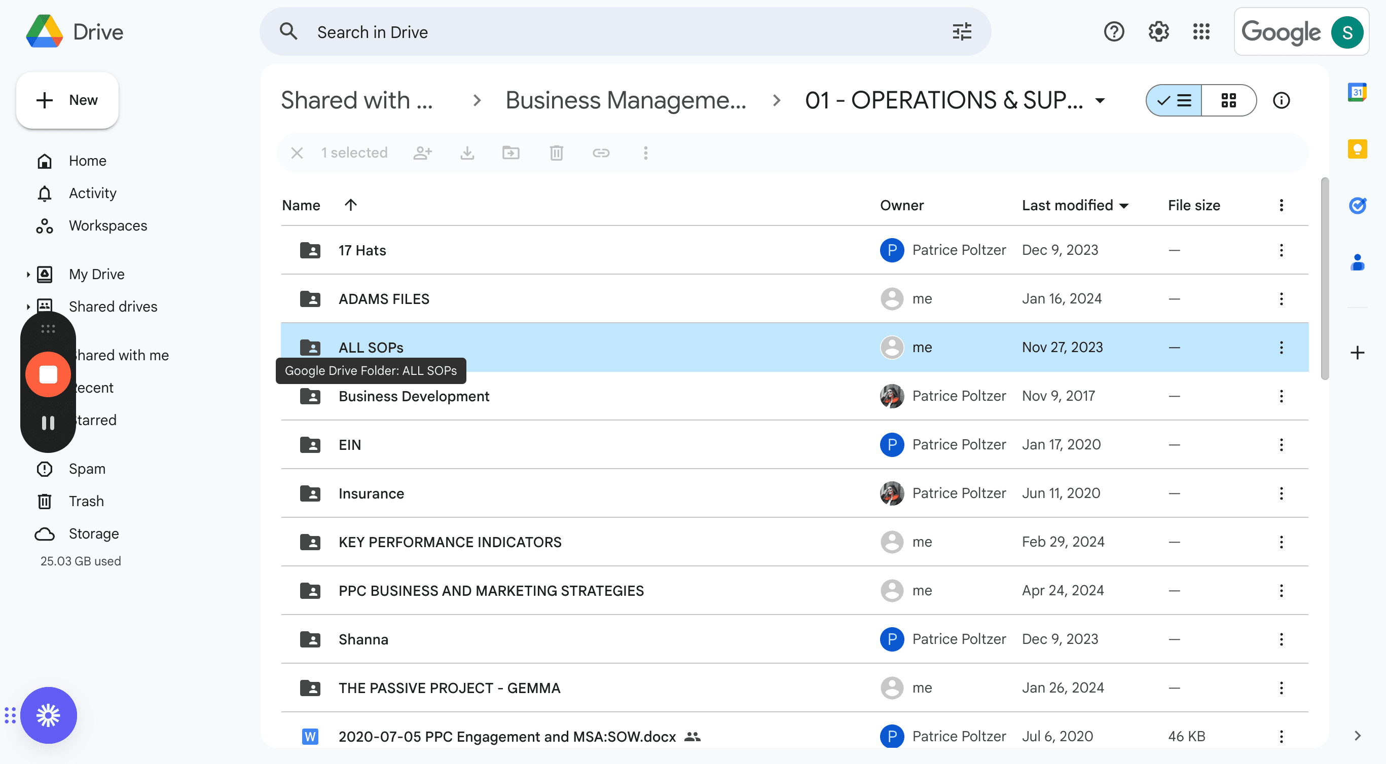 Step #21: Click "ALL SOPS"
