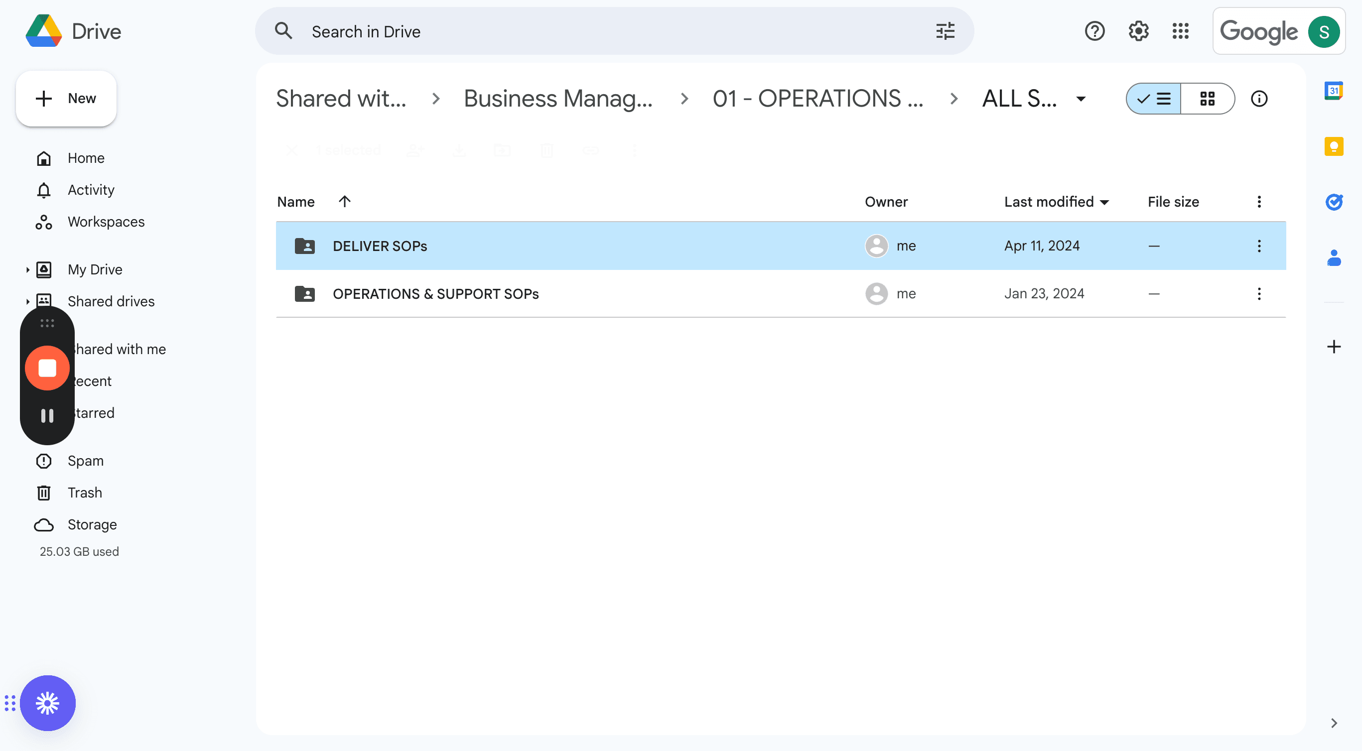 Step #22: Click "DELIVER SOPS"