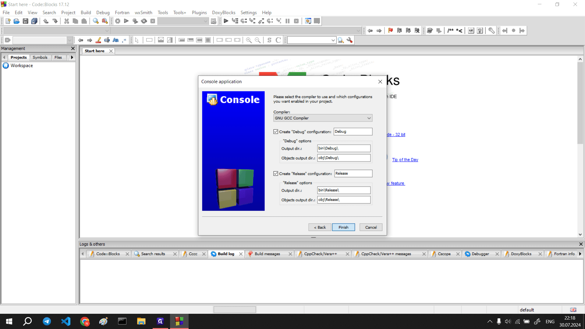 Step #8: Кликните на "Finish"