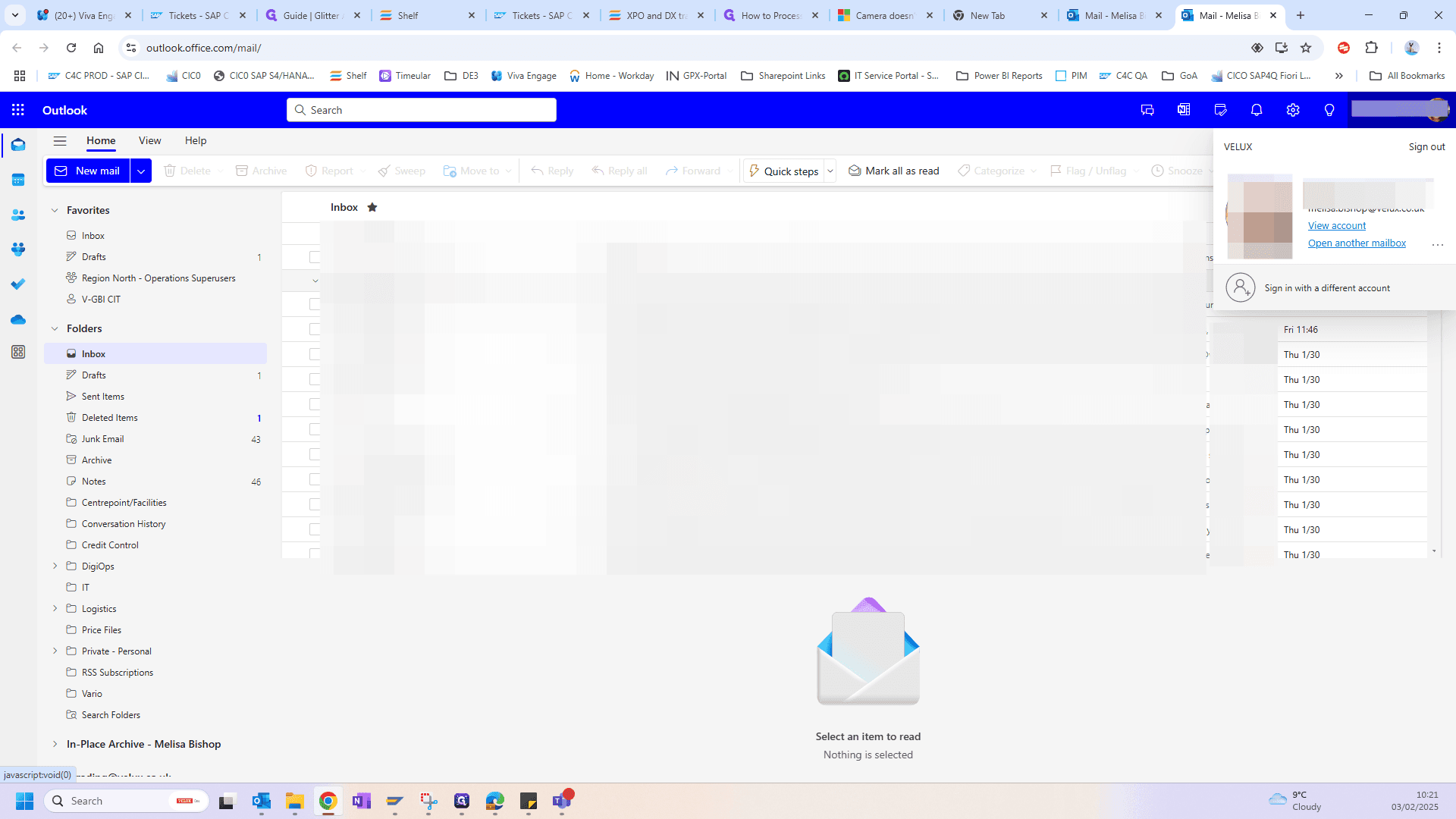 Step #4: Click on "Open another mailbox"