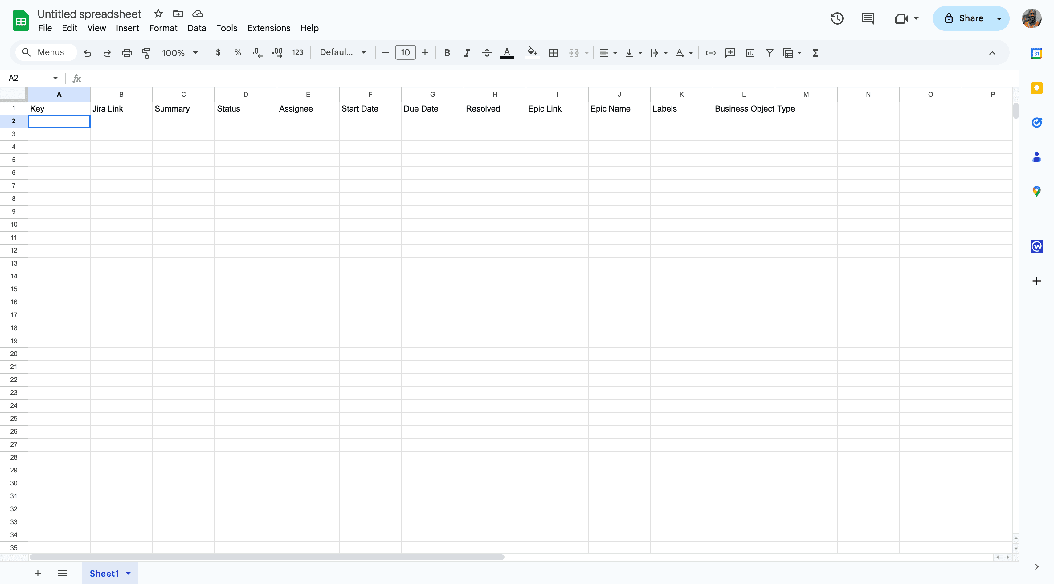 Step #15: The script will run and import data from Jira