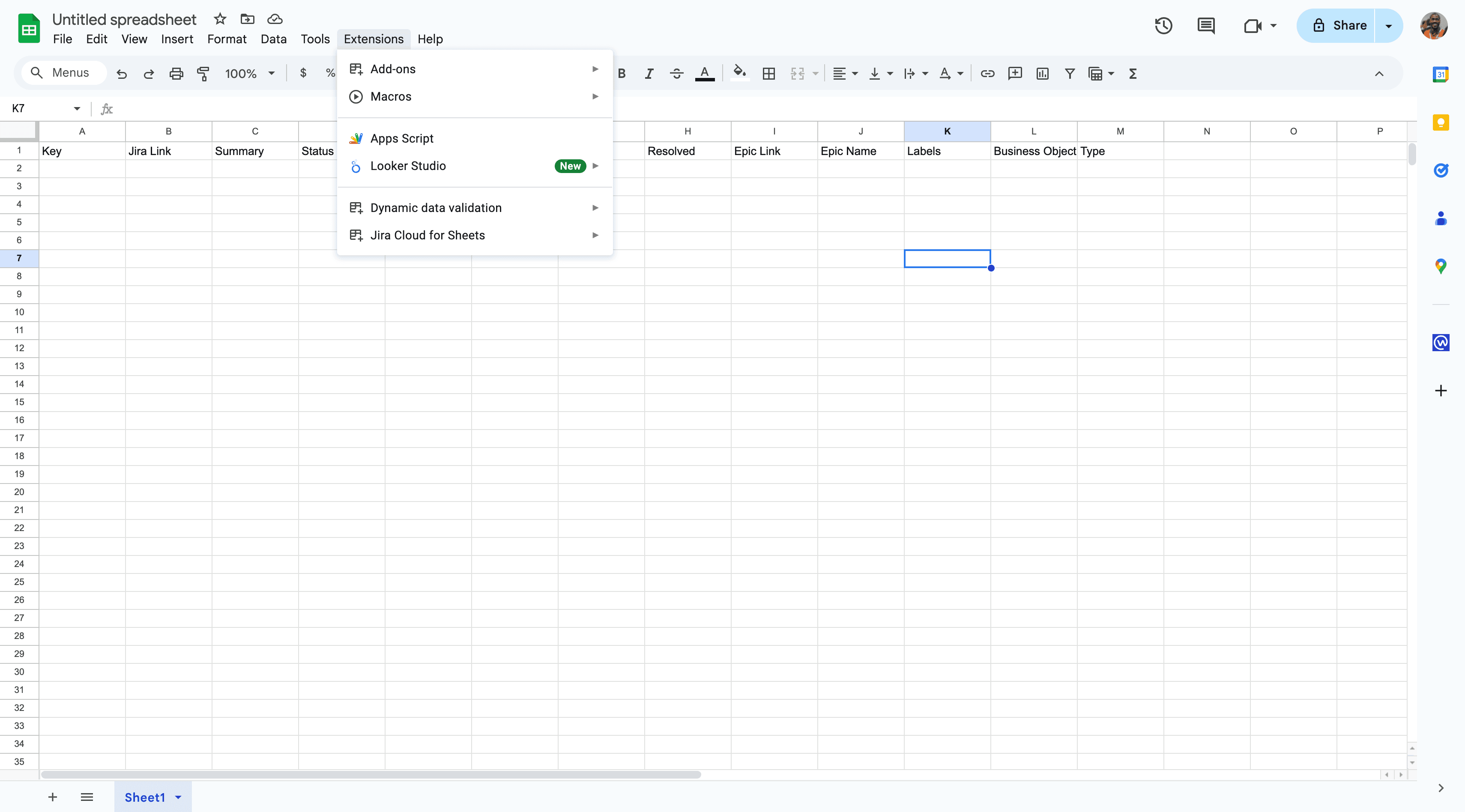 Step #7: Click on "Extensions"
