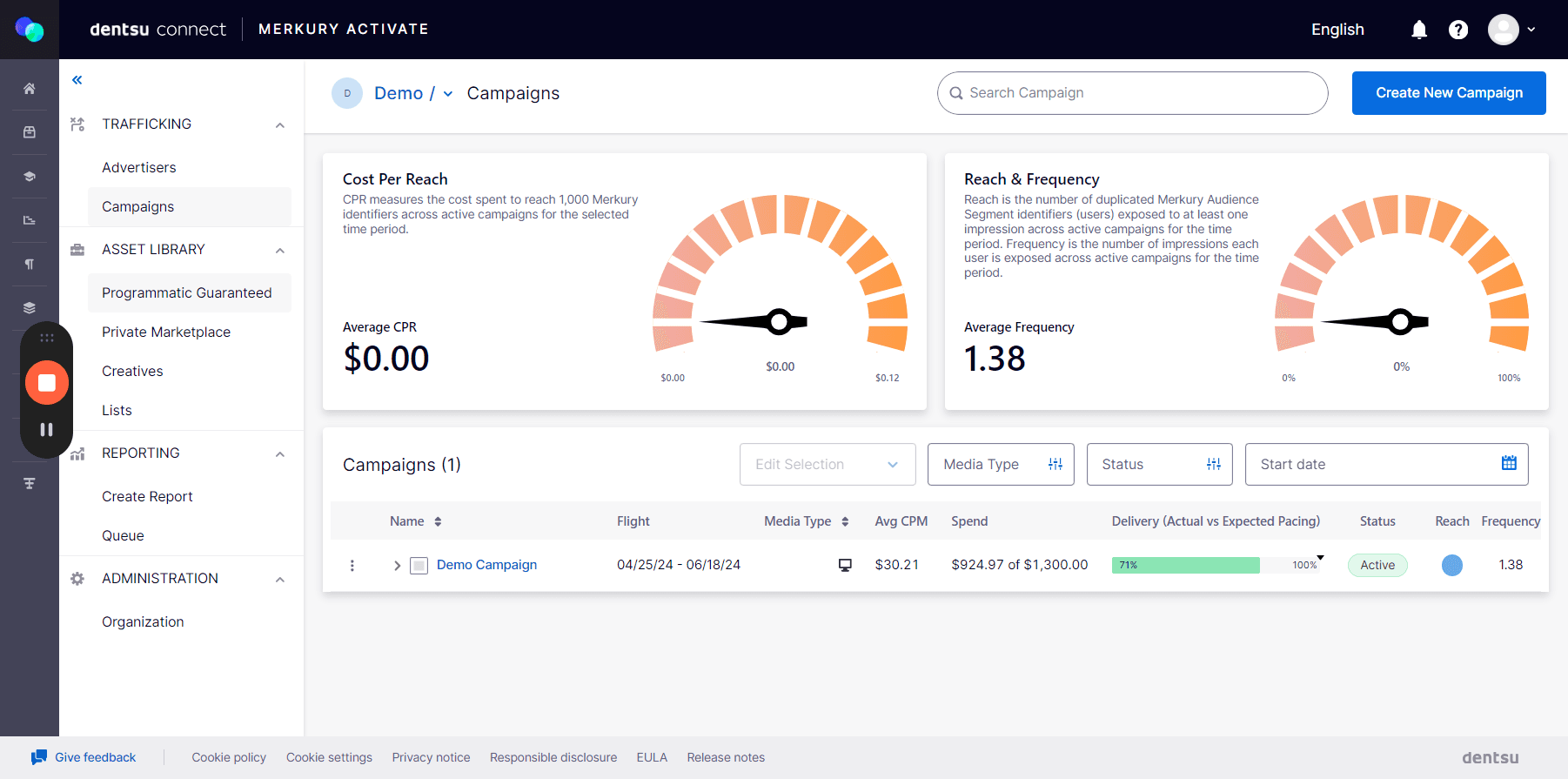 Step #10: Click on "ASSET LIBRARY"In your assets, go to Programmatic Guaranteed.