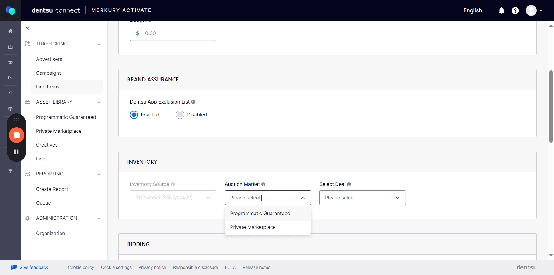 Step #20: Select PG to pick the PG deal you created. ere