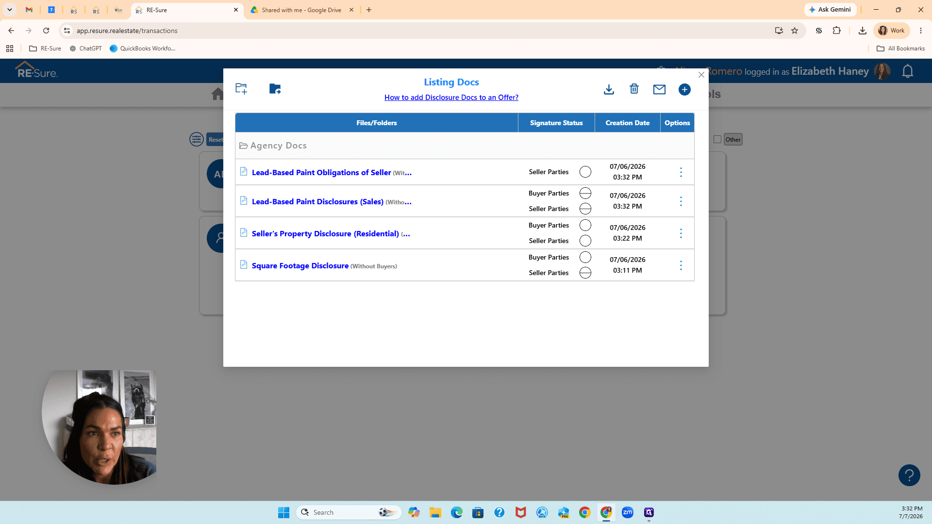 Step #6: Click the + (blue plus button) to open the document template library.