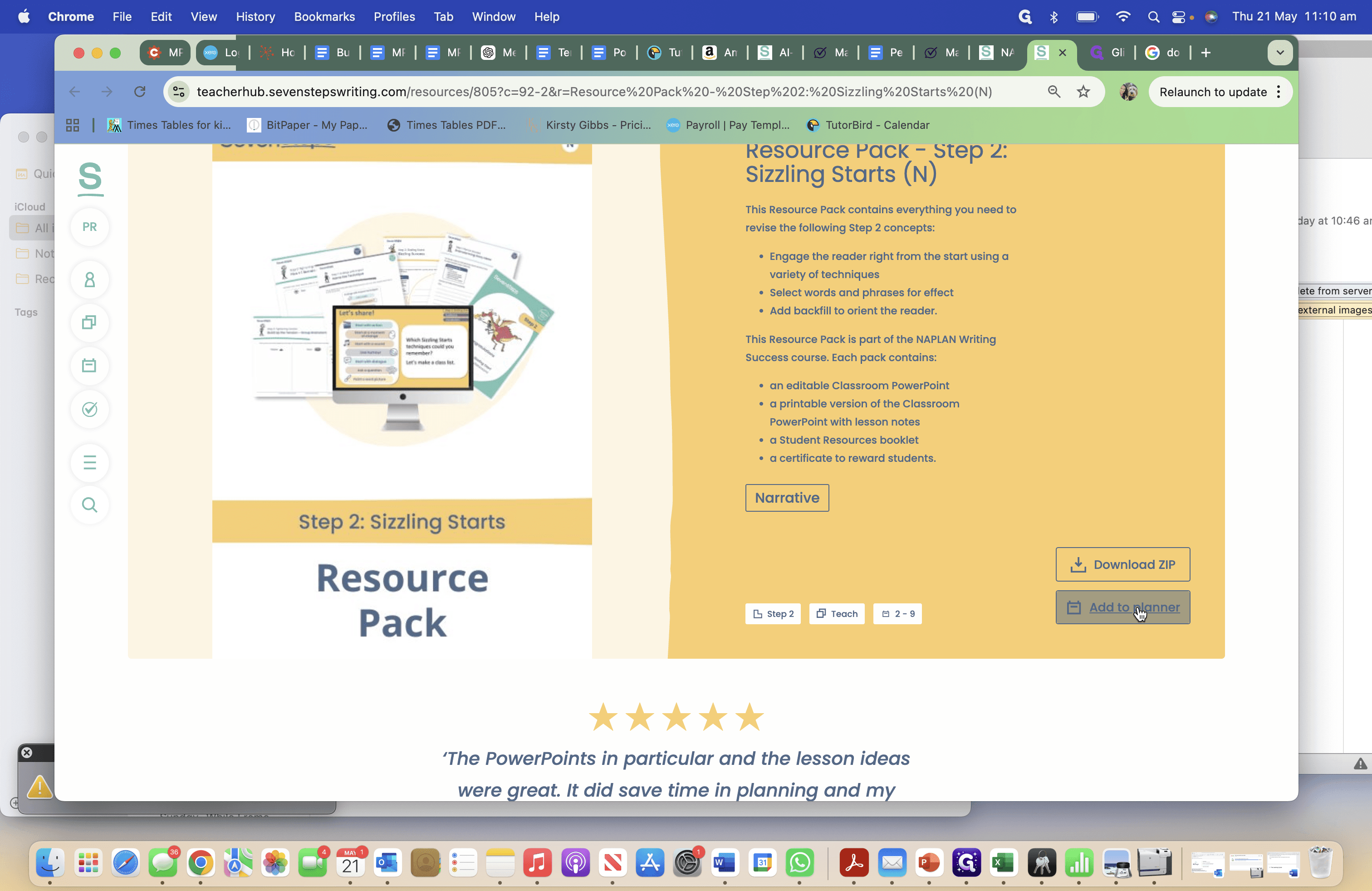 Step #15: Click Add to planner to include this resource in your upcoming curriculum.