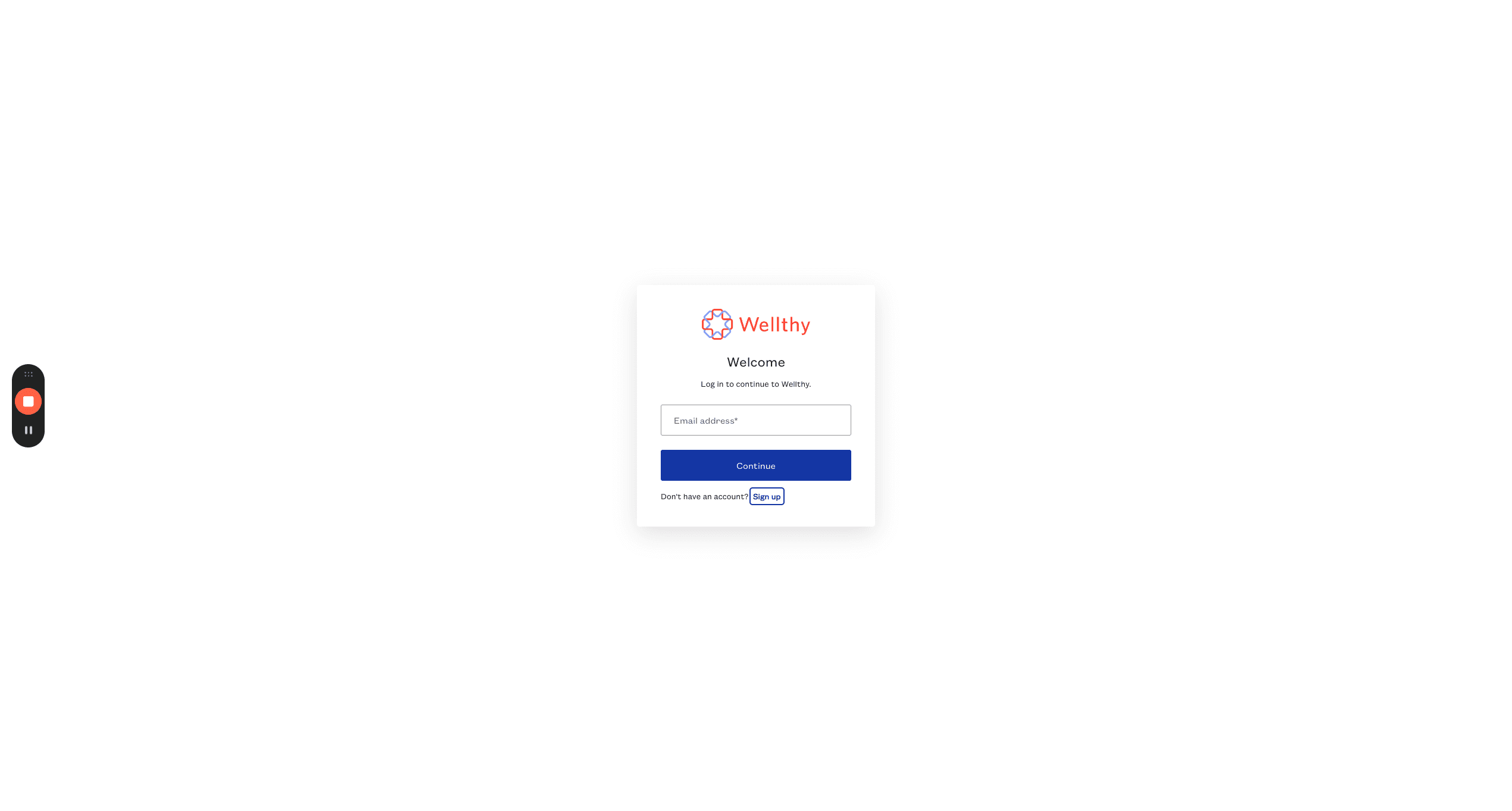 Step #19: Click "Don't have an account ? Sign up"