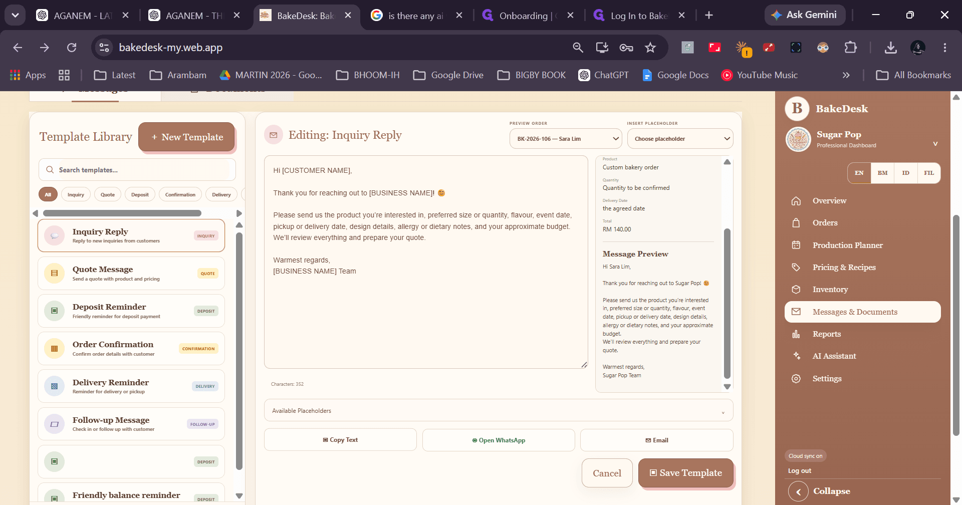 Step #18: Click Copy Text to copy the formatted message to your clipboard.