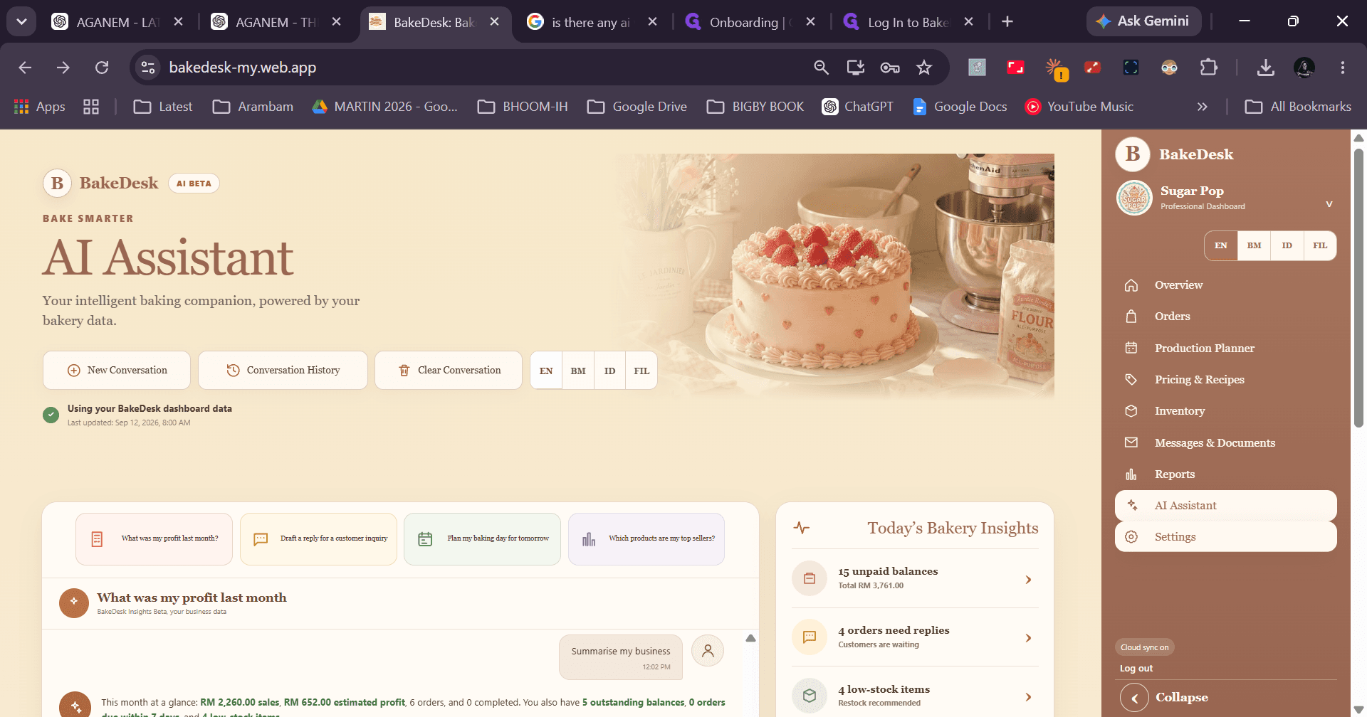 Step #30: Click Settings in the navigation menu.
