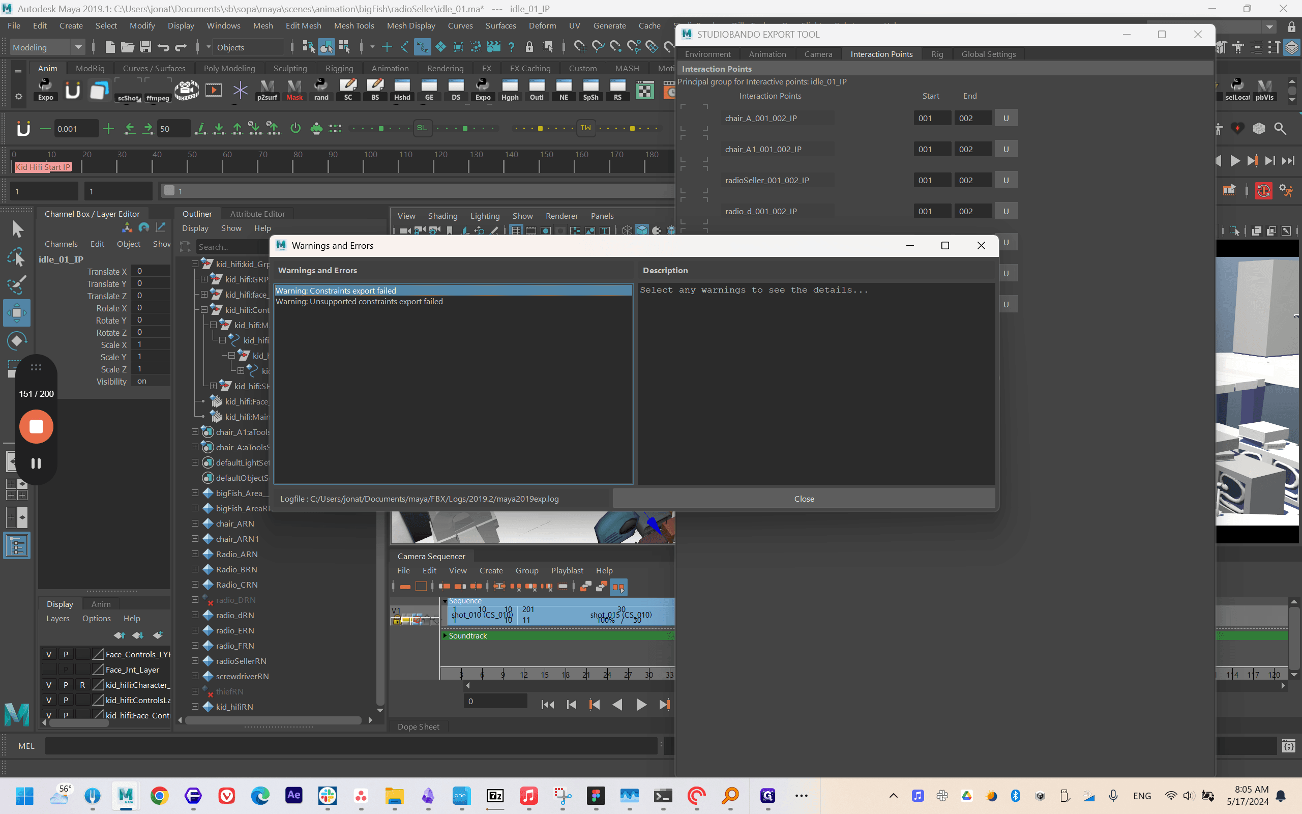 Step #151: Drag ":"