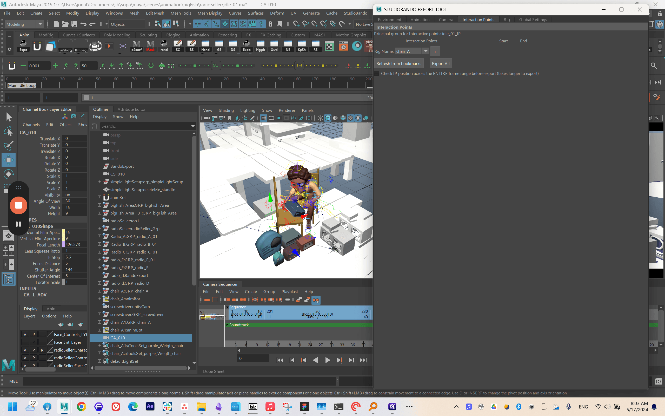Step #80: Click "Animation"