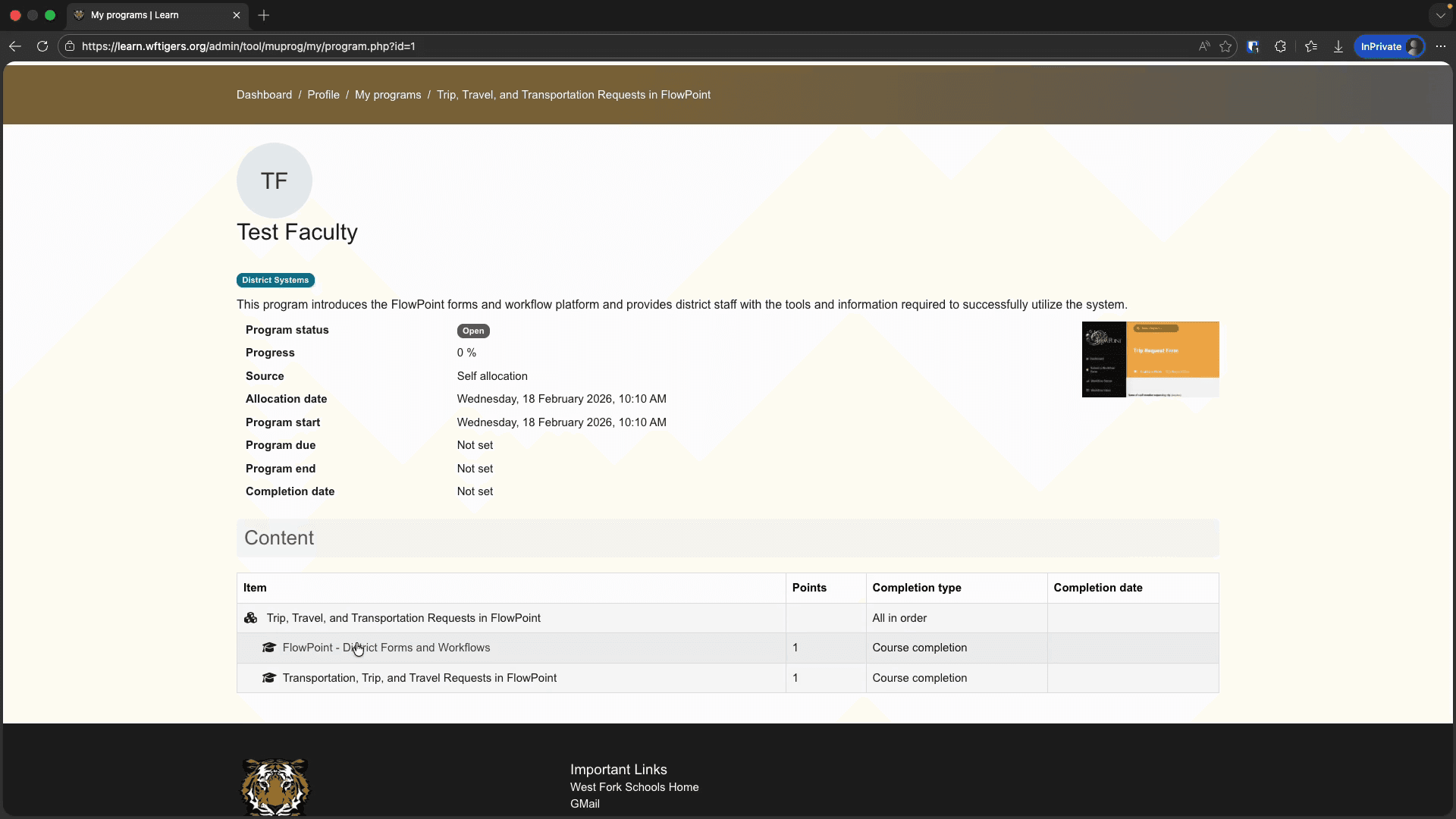 Step #10: Click on the first class listed in the "Content" section.