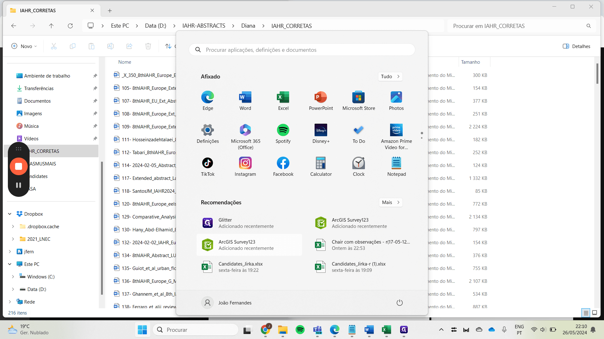 Step #2: Click "Adicionado recentemente"