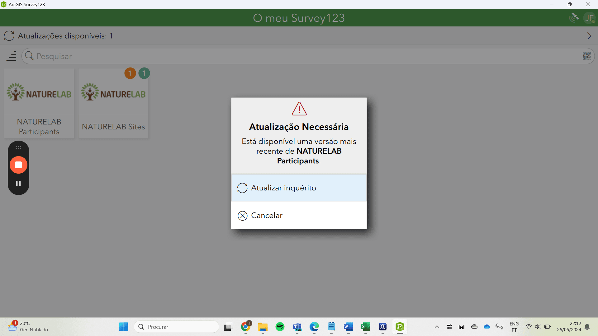 Step #31: Click "Atualizar"