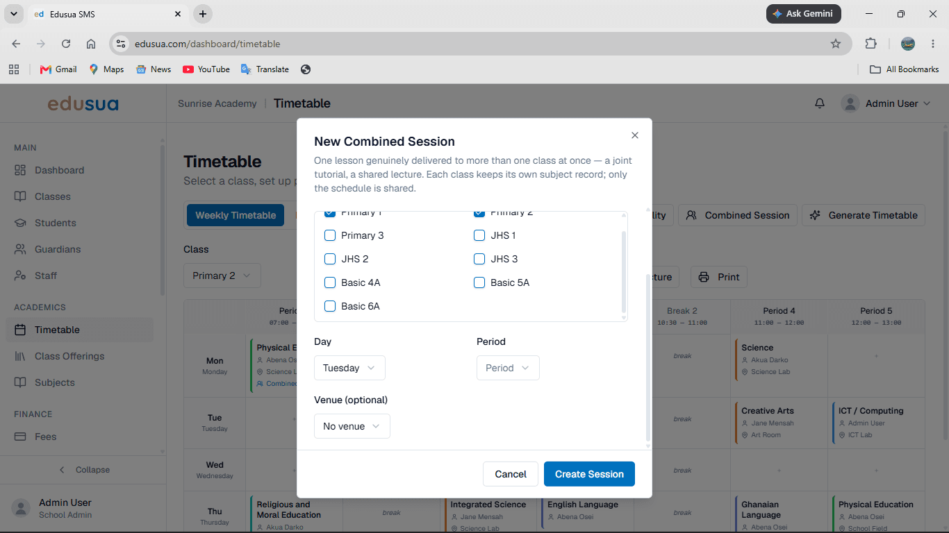Step #8: Click the Period dropdown menu.