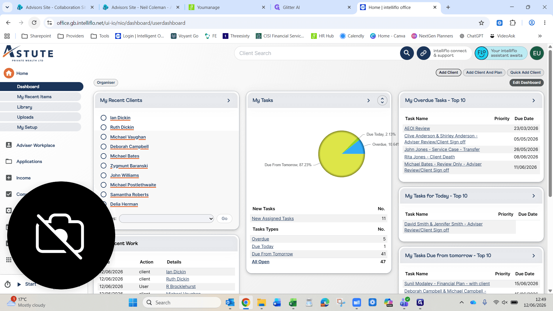 Step #2: Click Add Client in the left-hand menu.