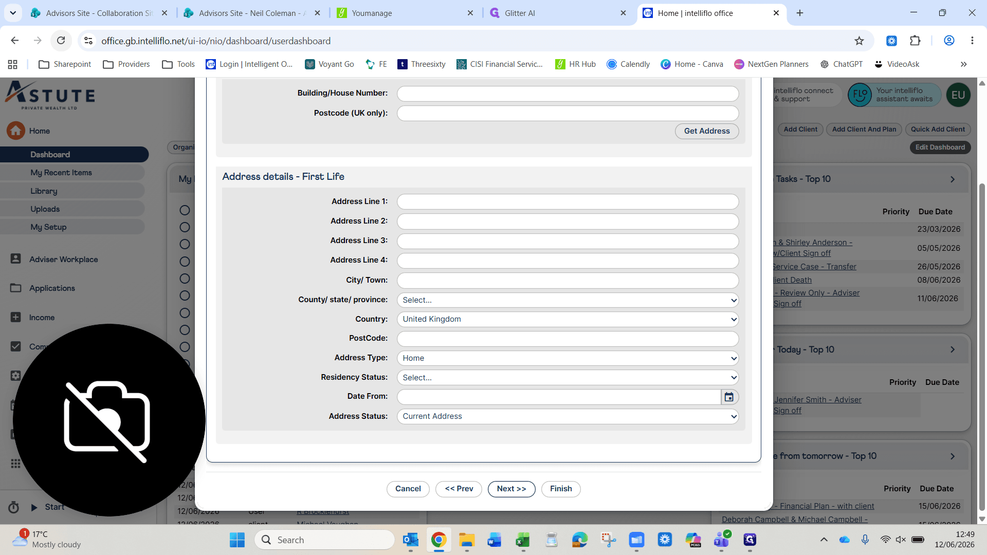 Step #8: Click Next after confirming the address details.