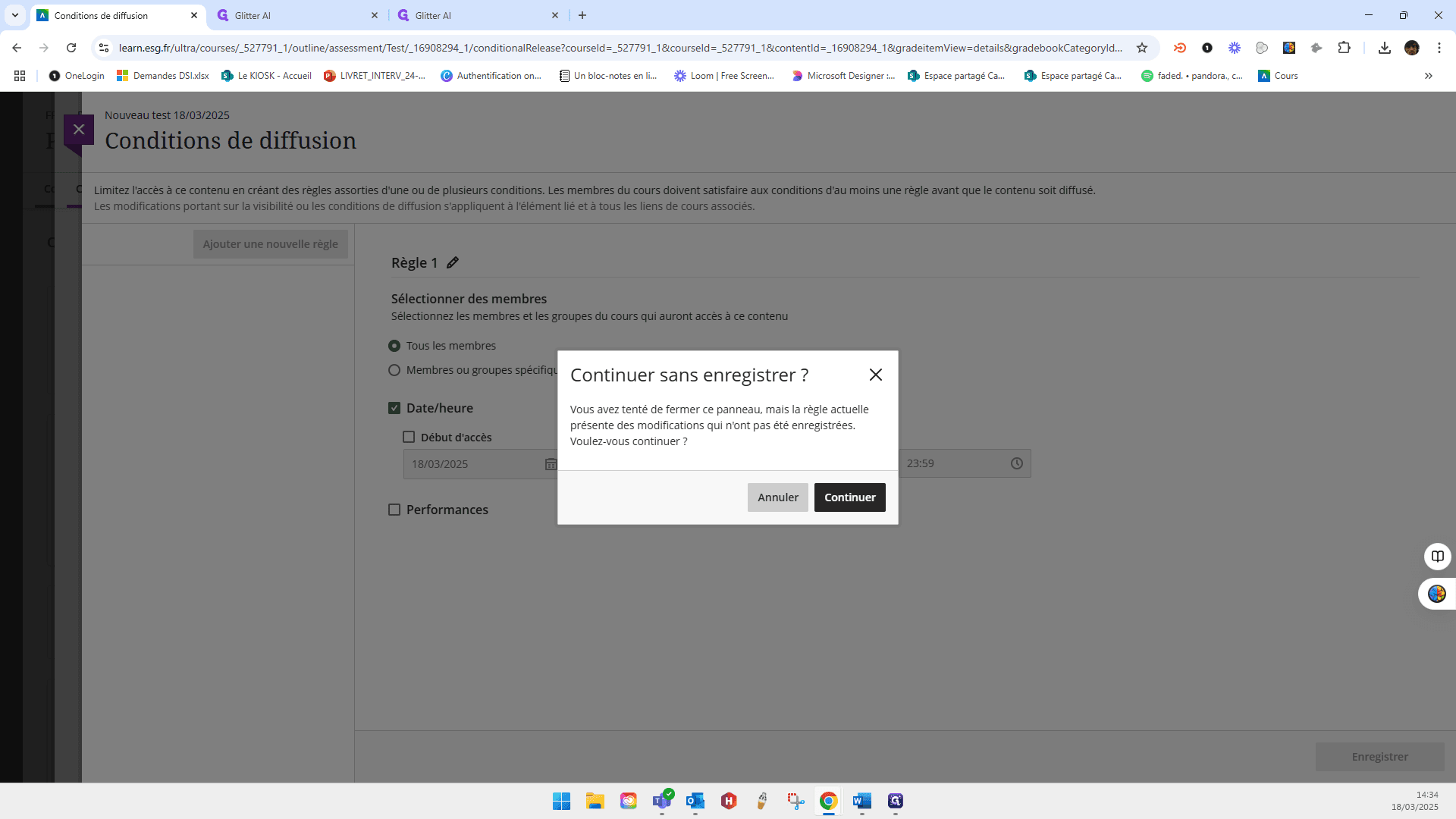 Step #37: Click on "Annuler"