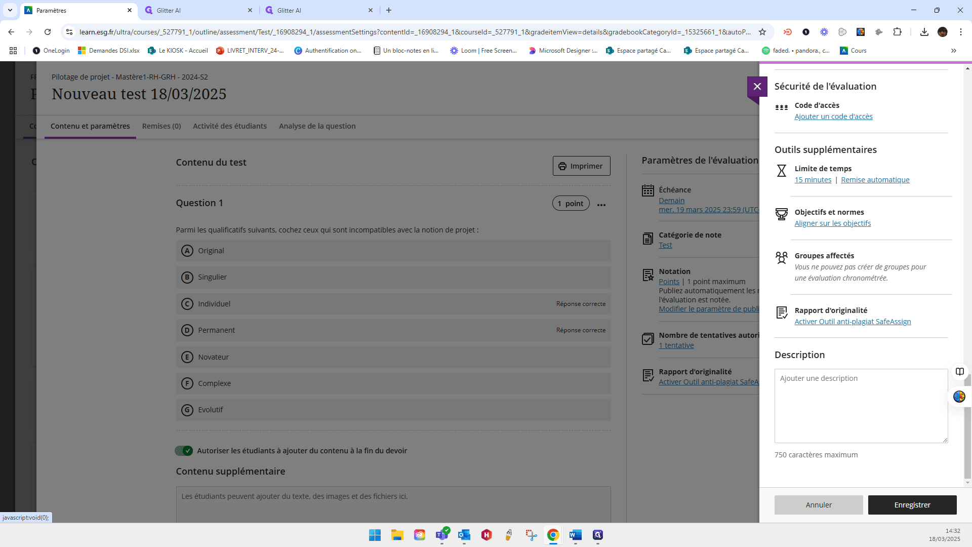 Step #25: Click on "Ajouter une description"