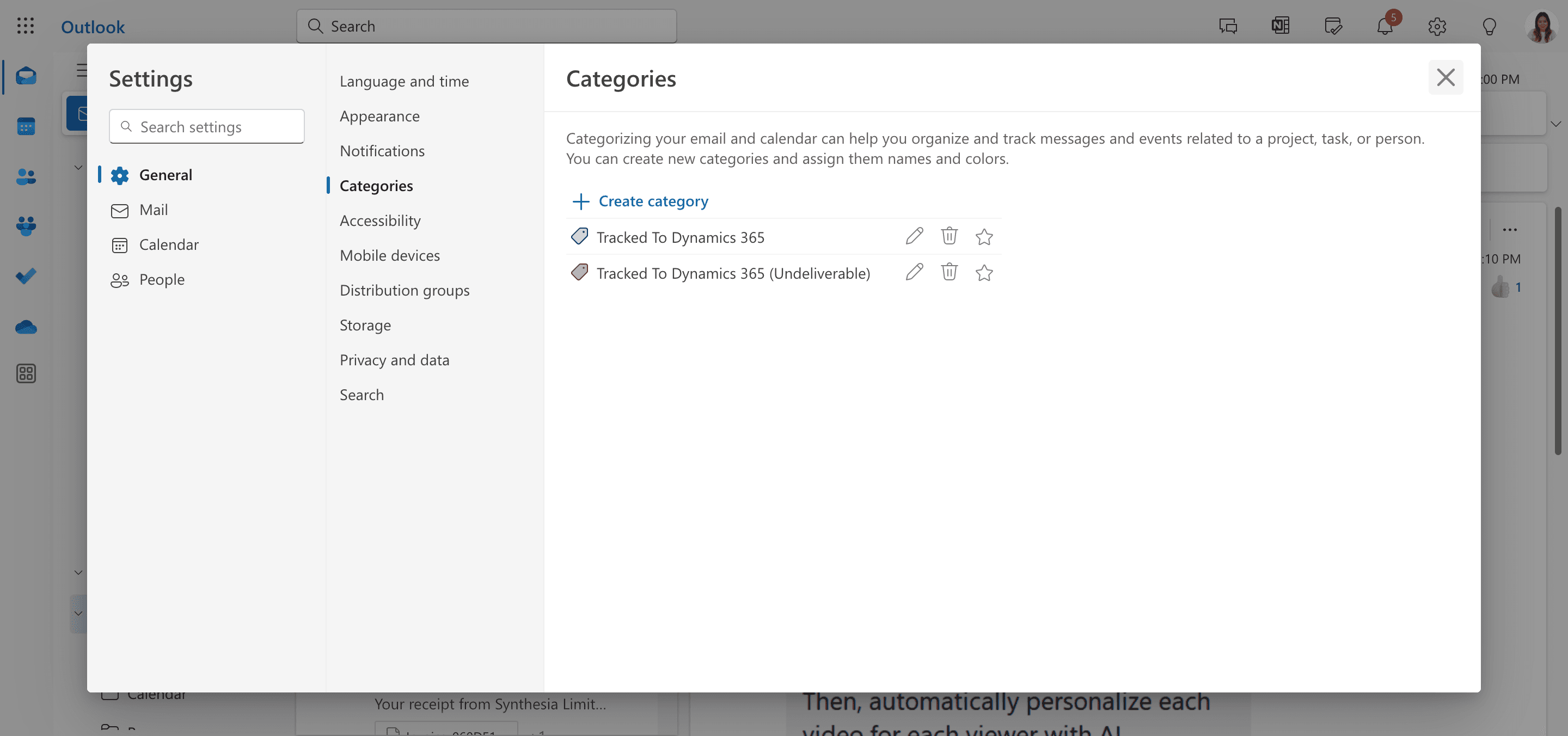 Step #5: Click on "+ Create category"